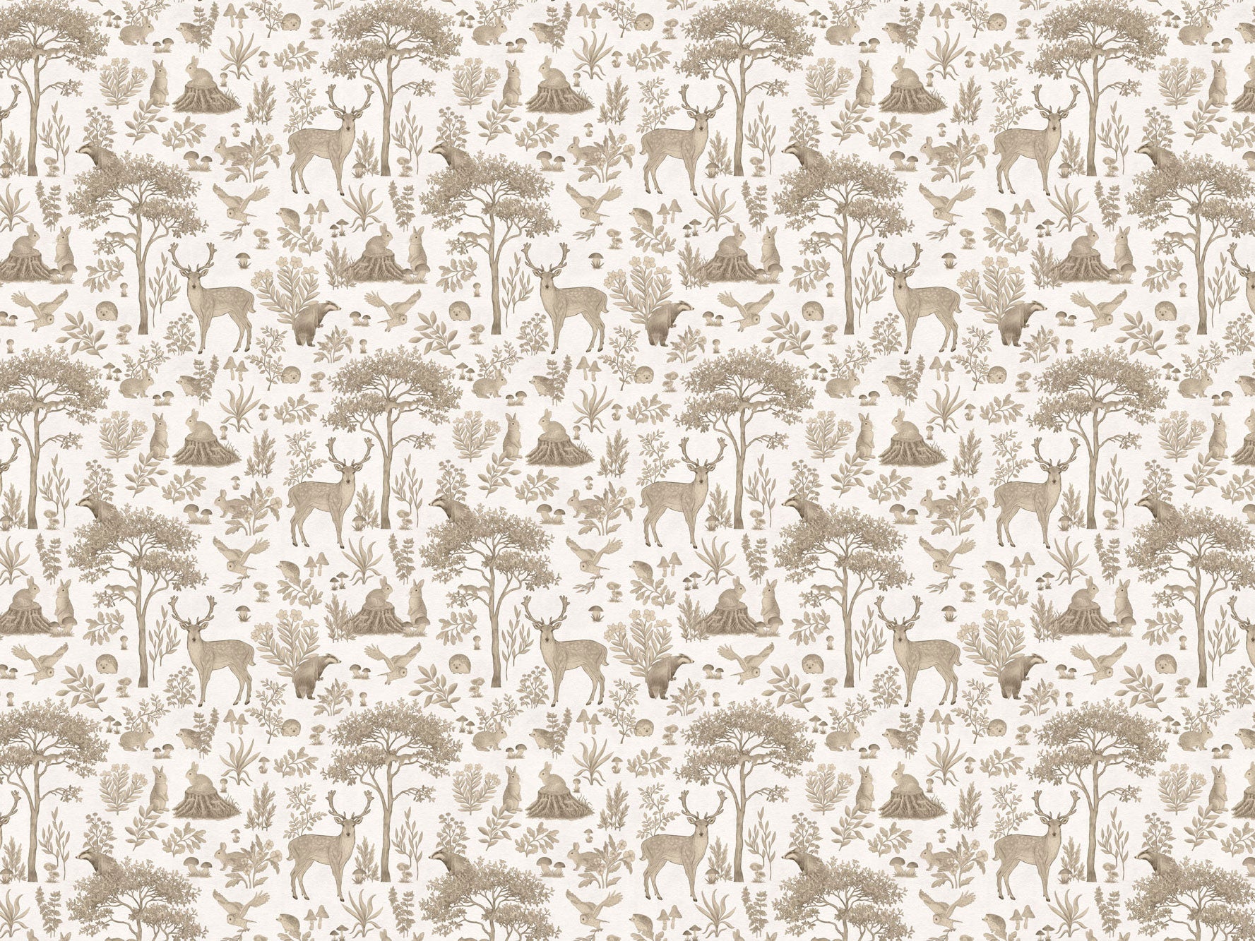 Fantastic Forest Vintage White - Eclart Walls