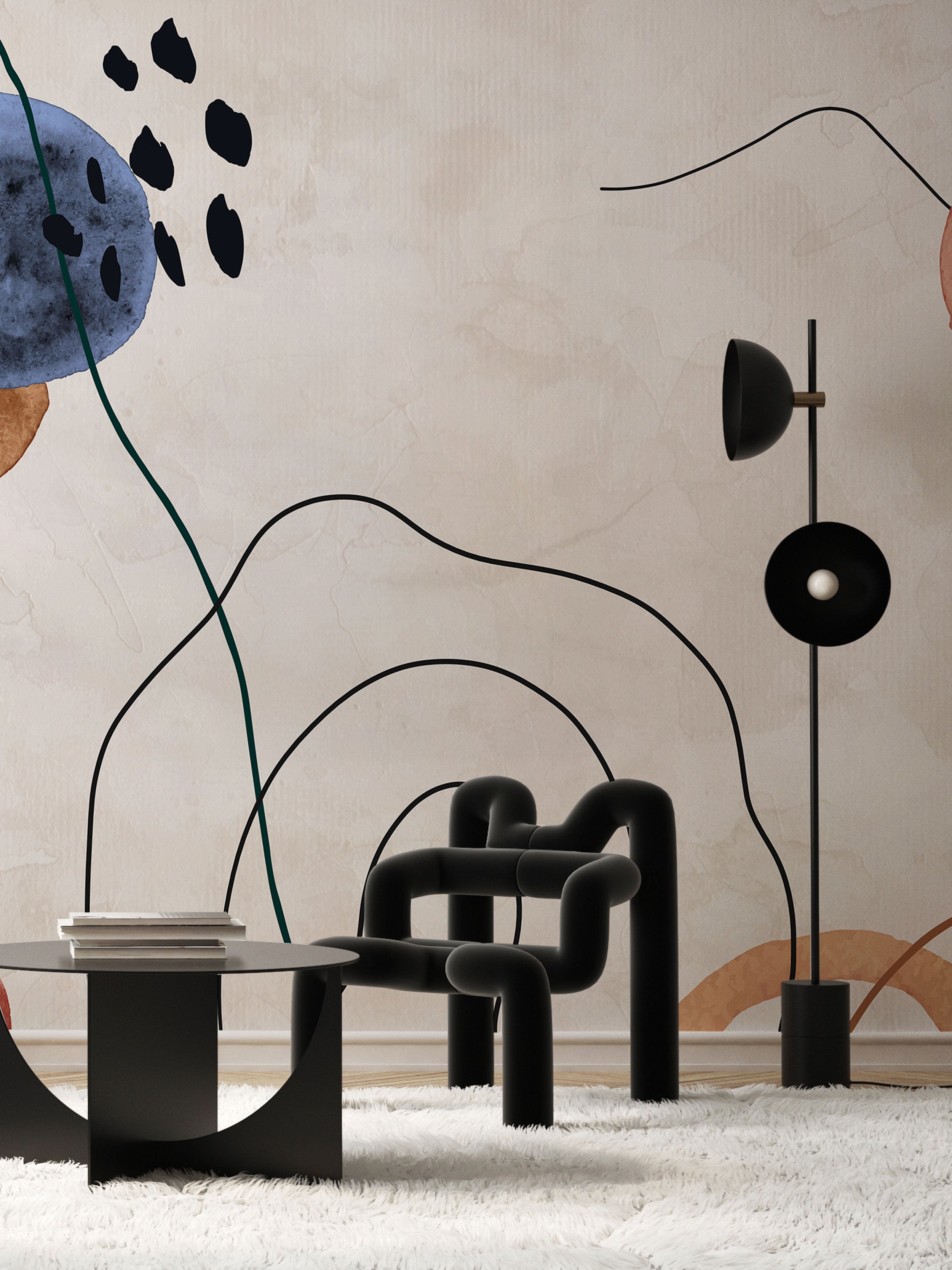 Abstract Earth Tones - Eclart Walls