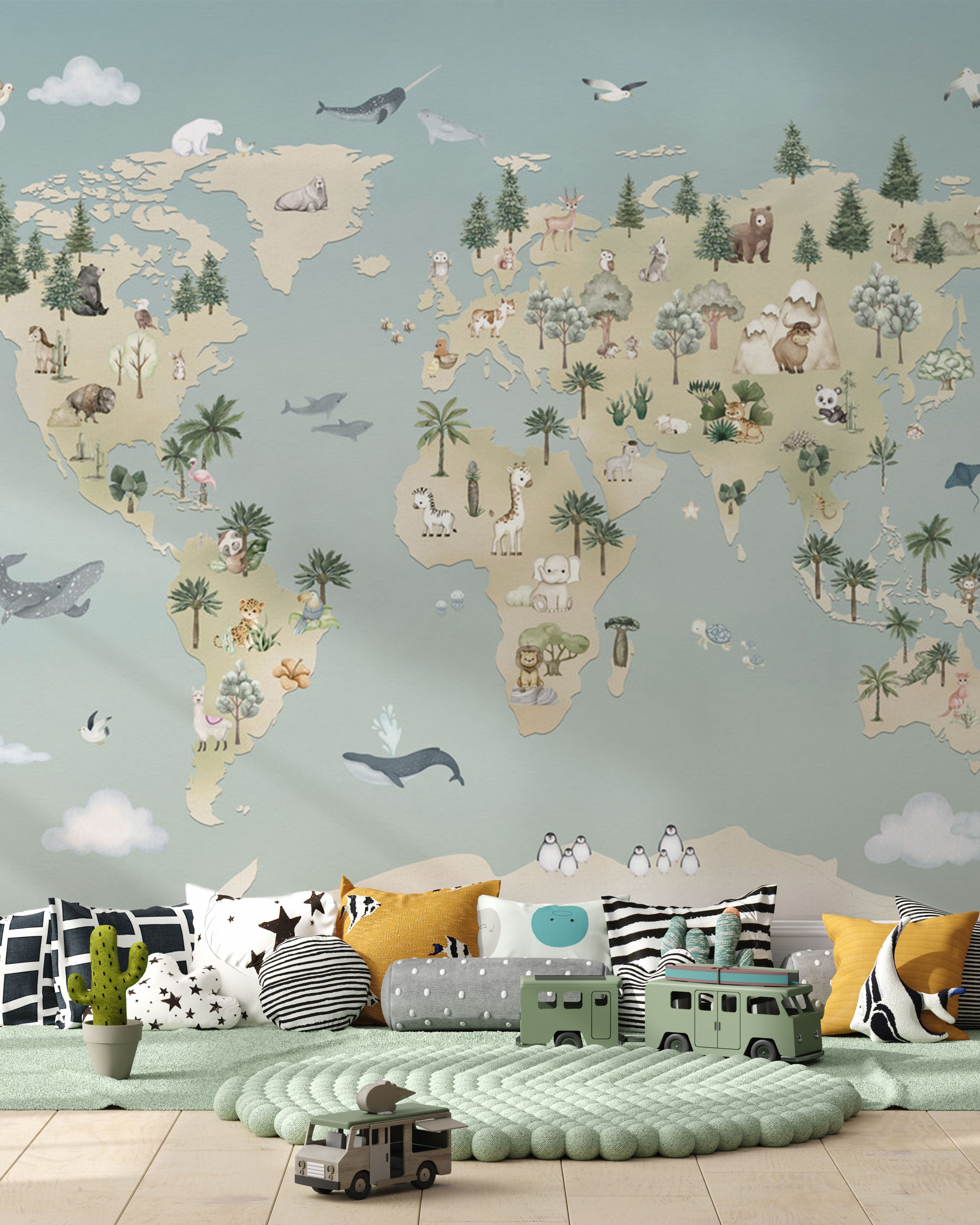 Animal Atlas Blue