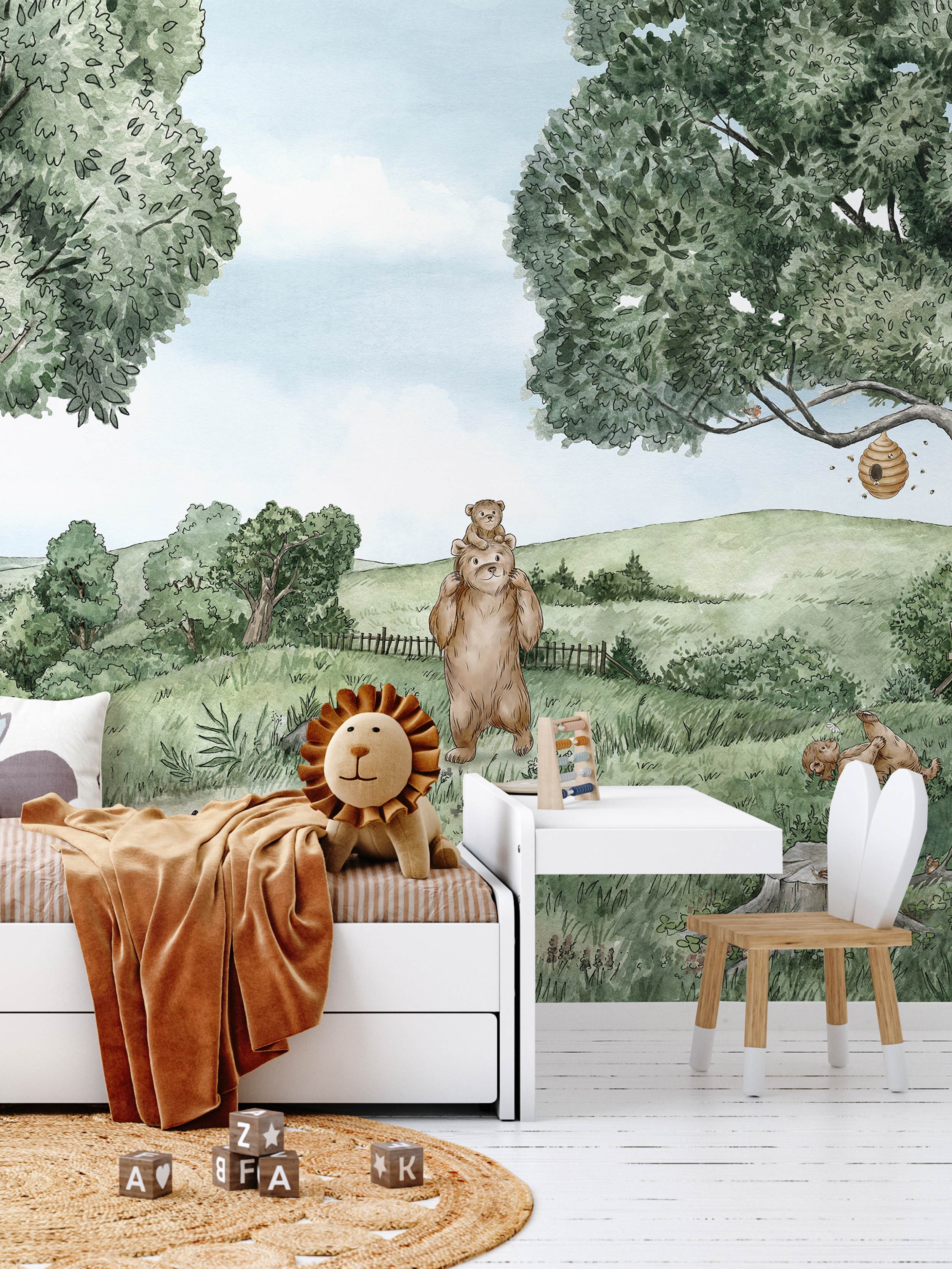 Bears And Bees - Eclart Walls