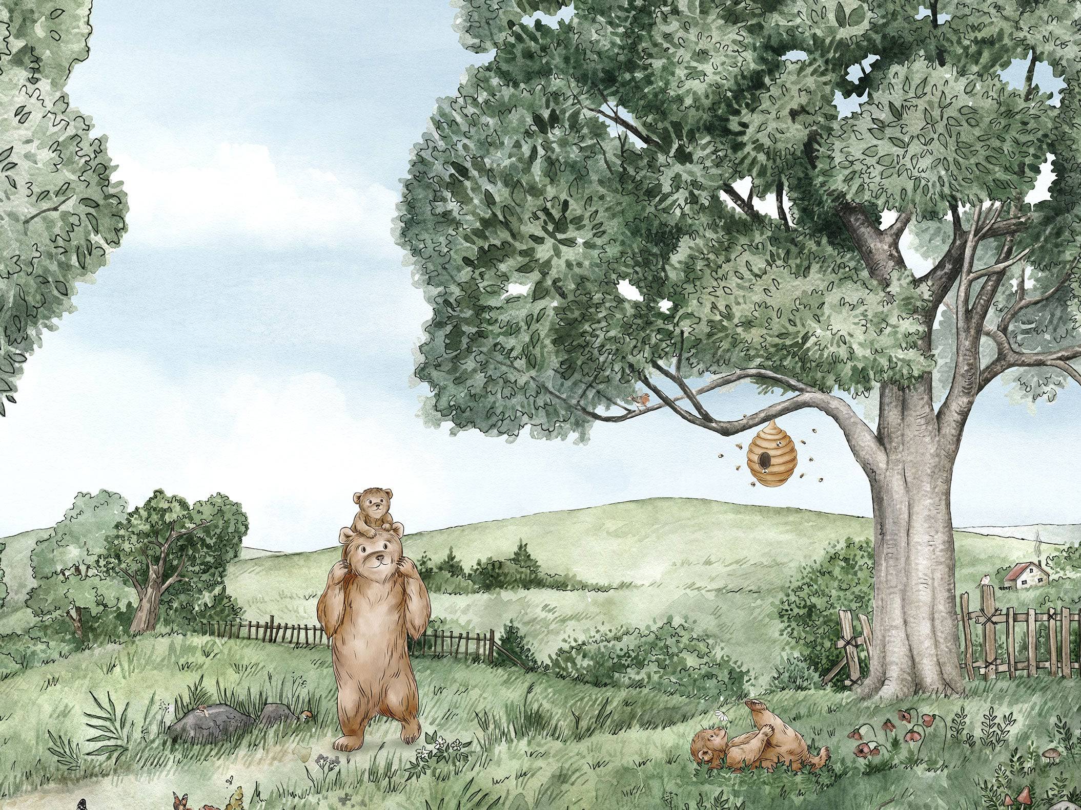 Bears And Bees - Eclart Walls