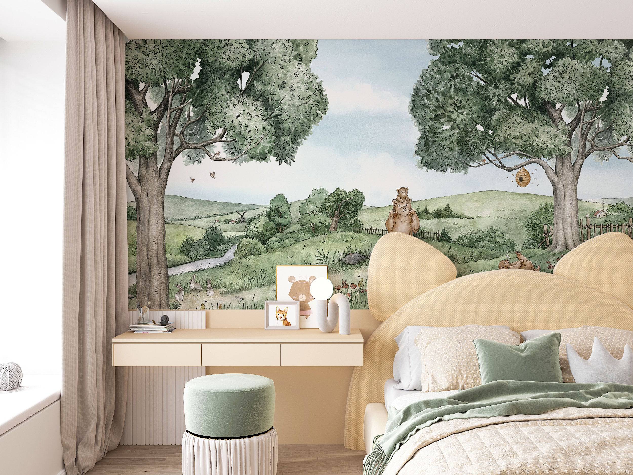 Bears And Bees - Eclart Walls