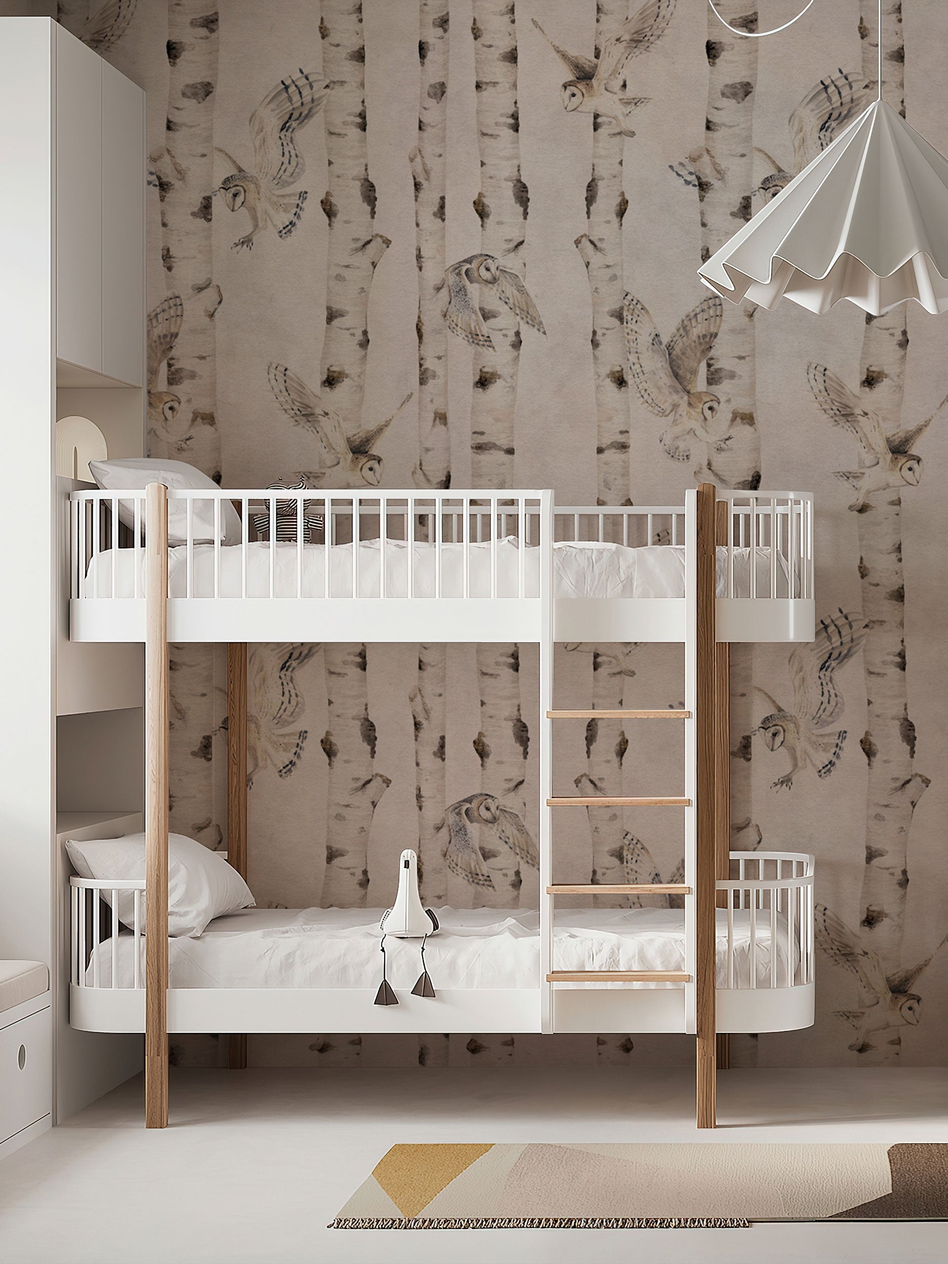 Birch And Owls - Eclart Walls