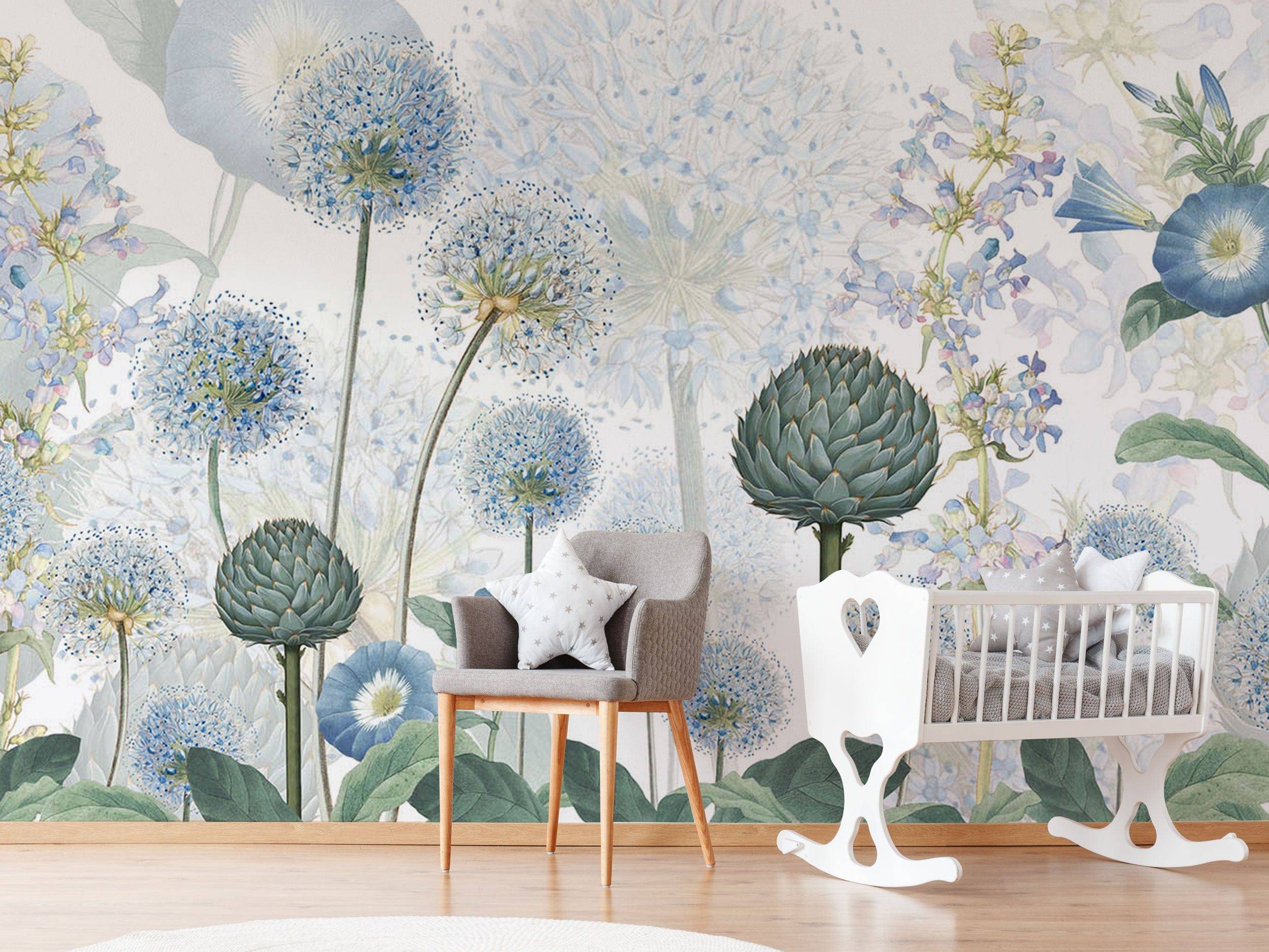 Blue Wild Meadow - Eclart Walls