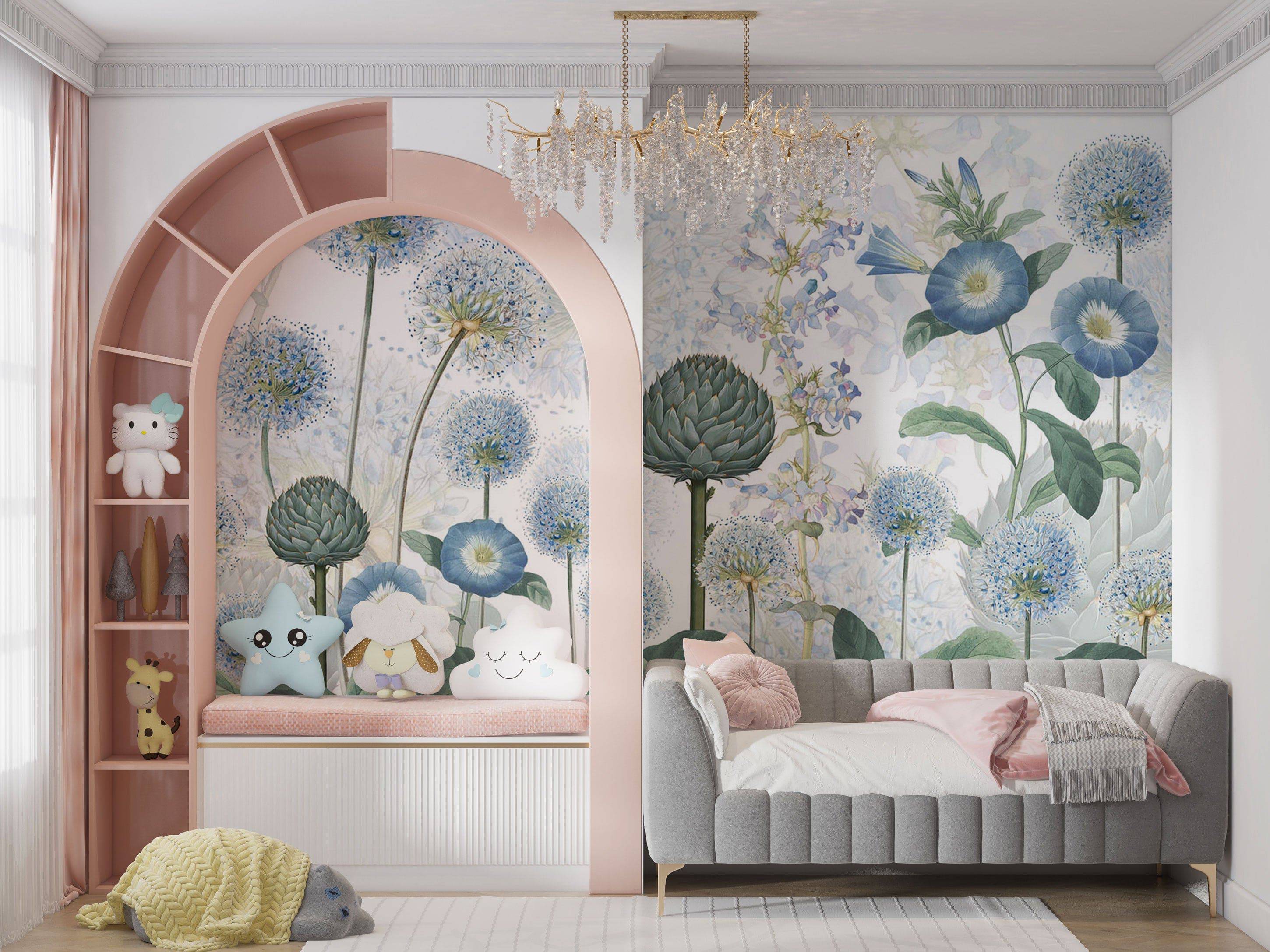 Blue Wild Meadow - Eclart Walls