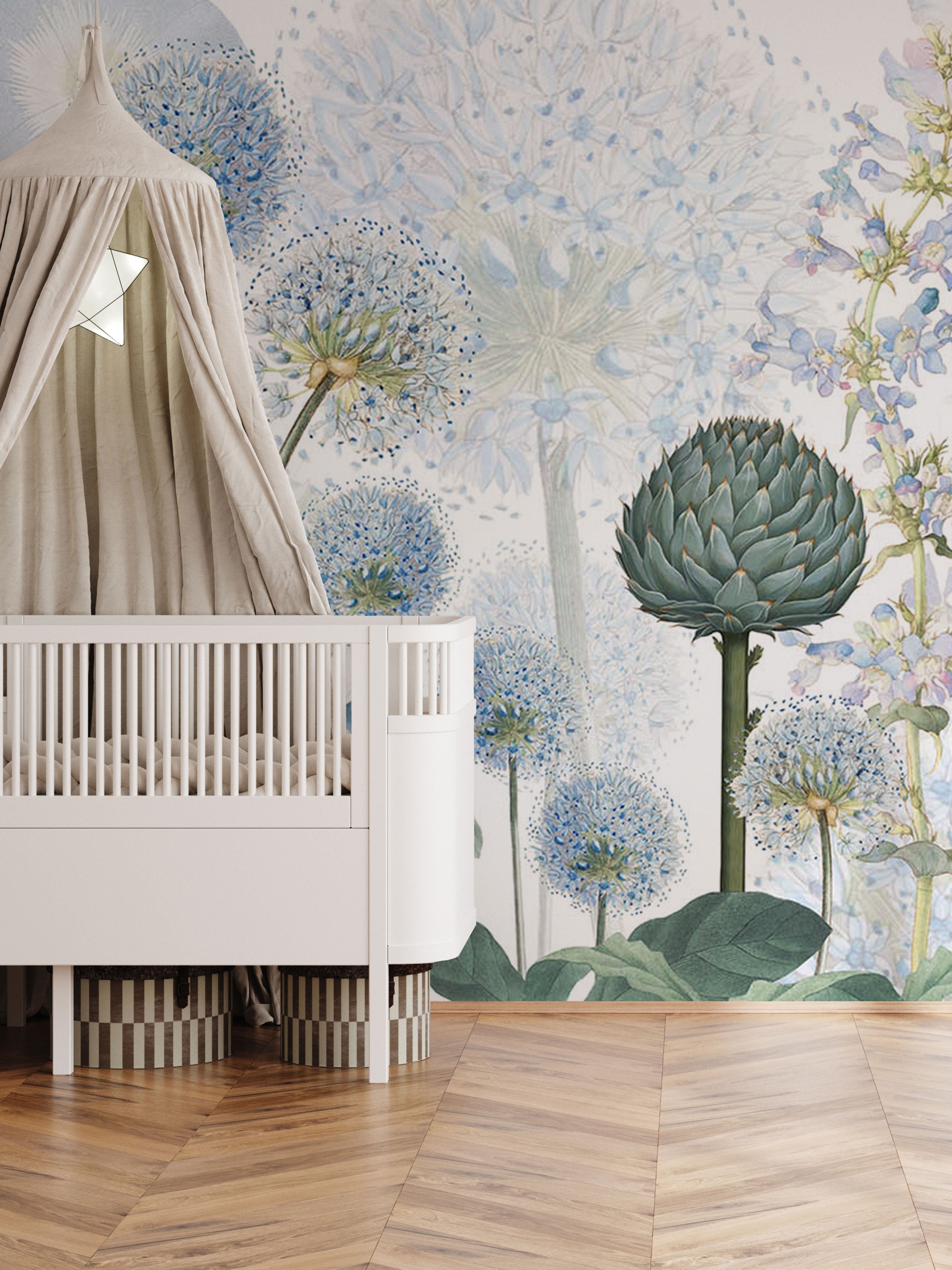 Blue Wild Meadow - Eclart Walls