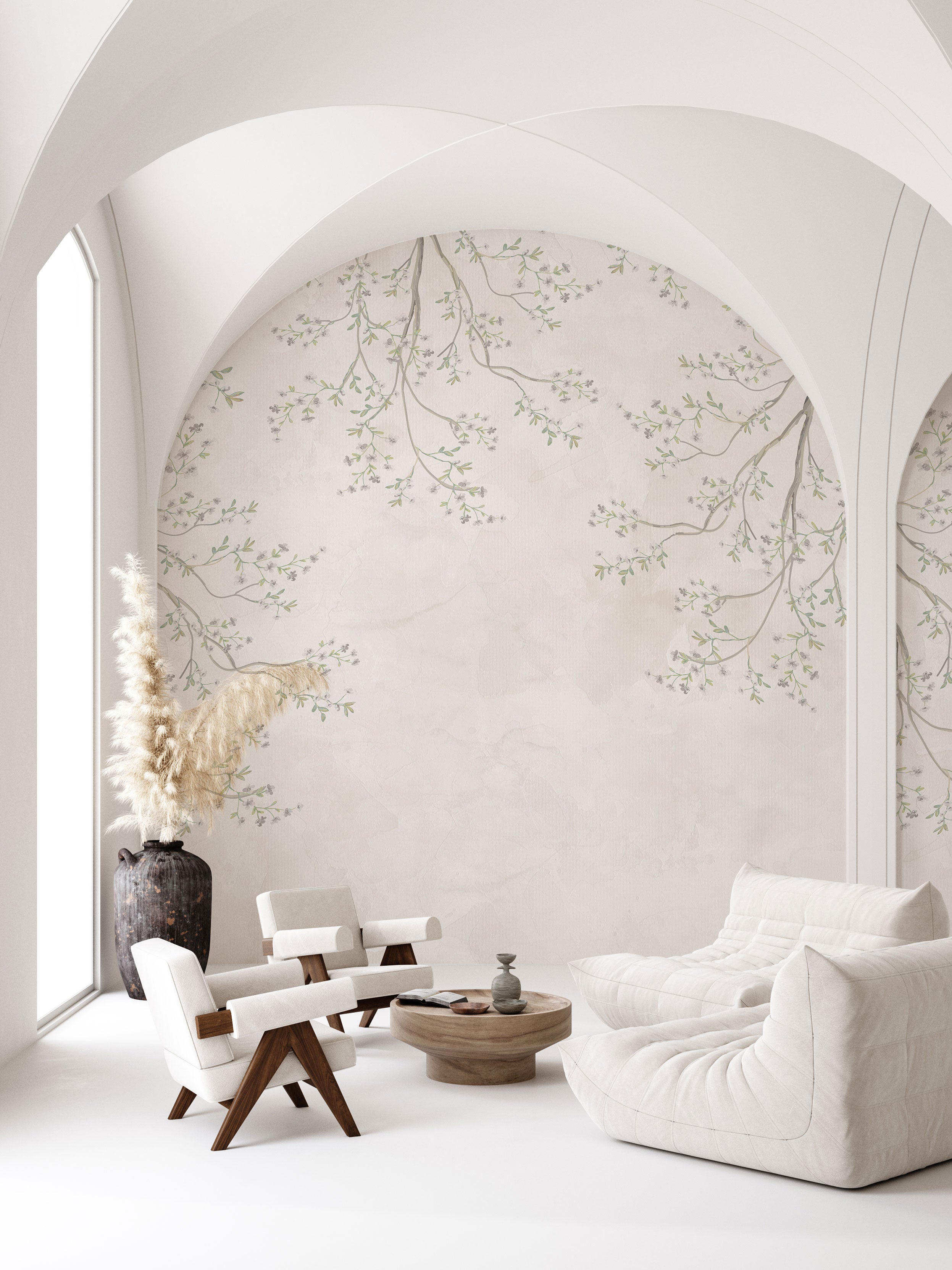 Chinoiserie Bloom Arc