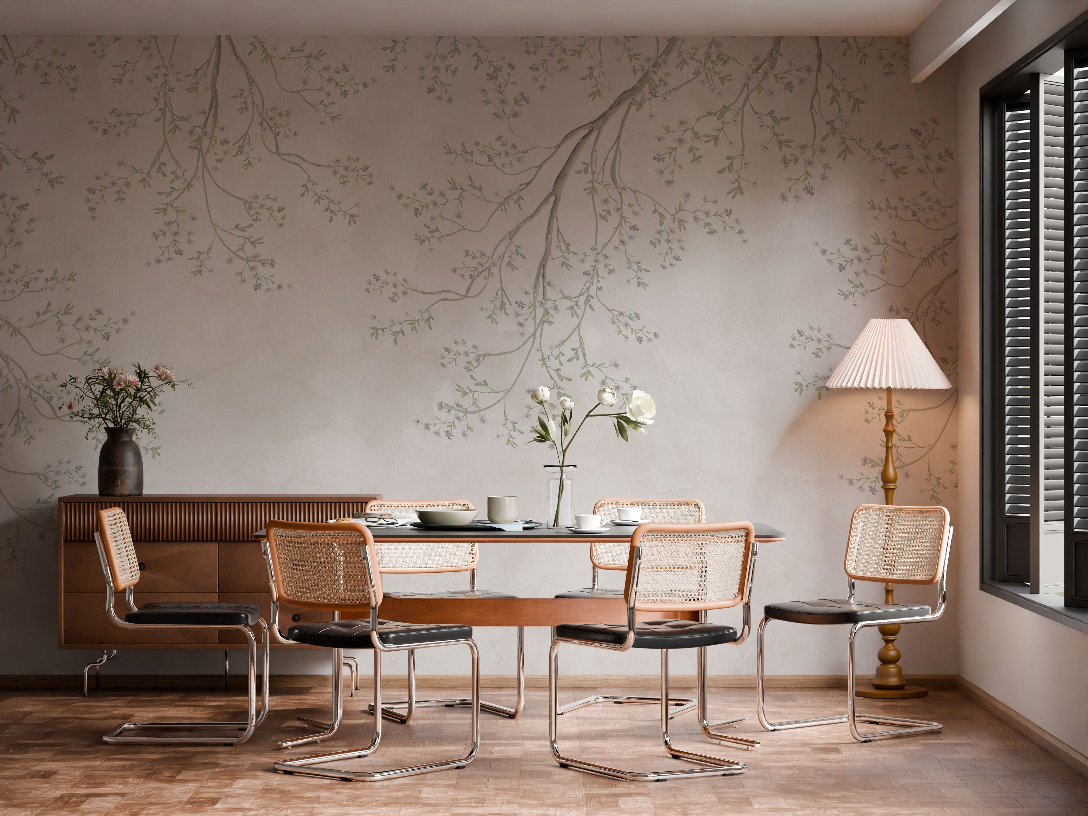 Chinoiserie Bloom Arc