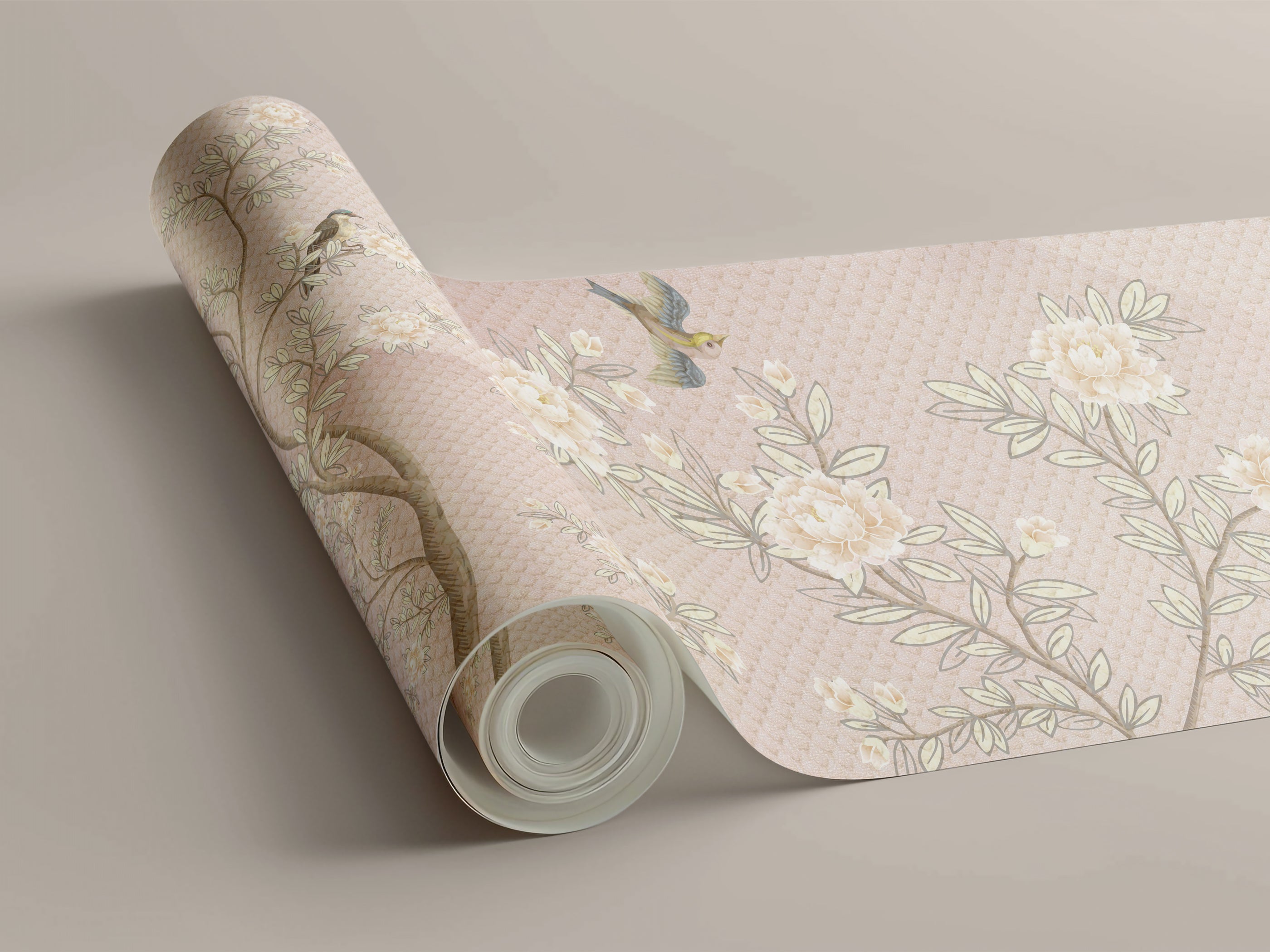 Chinoiserie Blush Garden