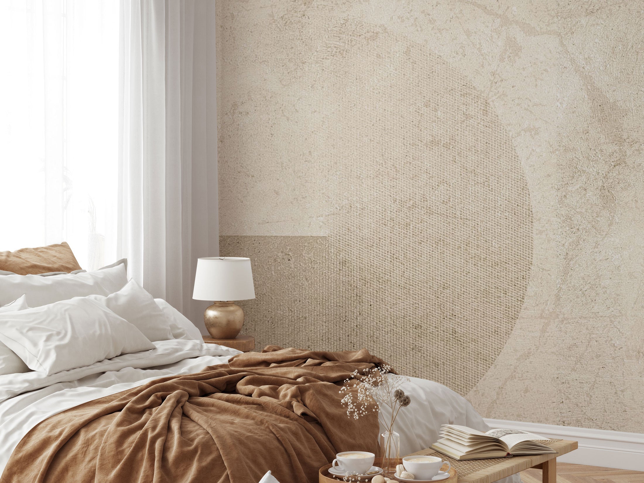 Circle Of Life Beige - Eclart Walls