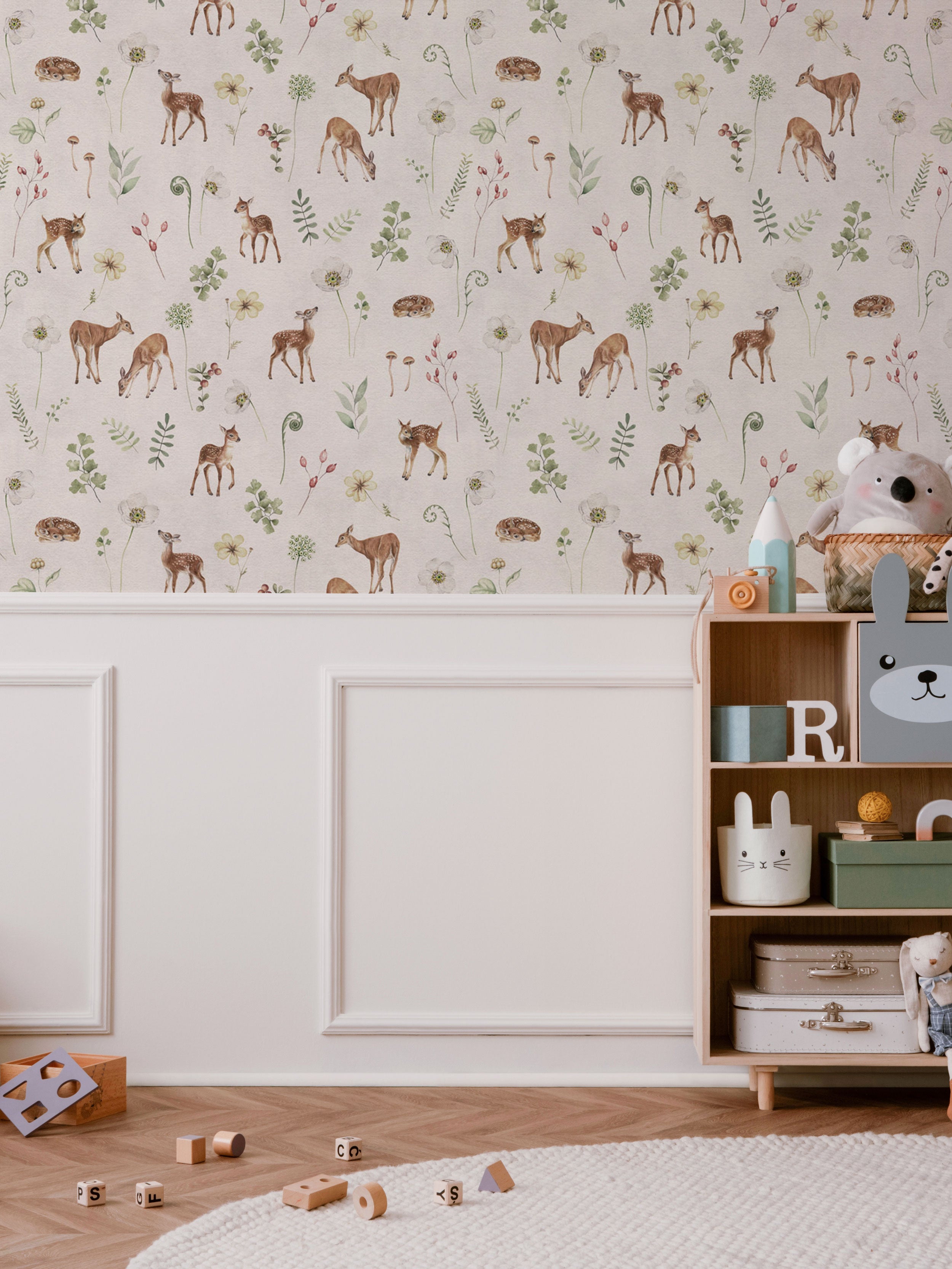 Dancing Deer White - Eclart Walls