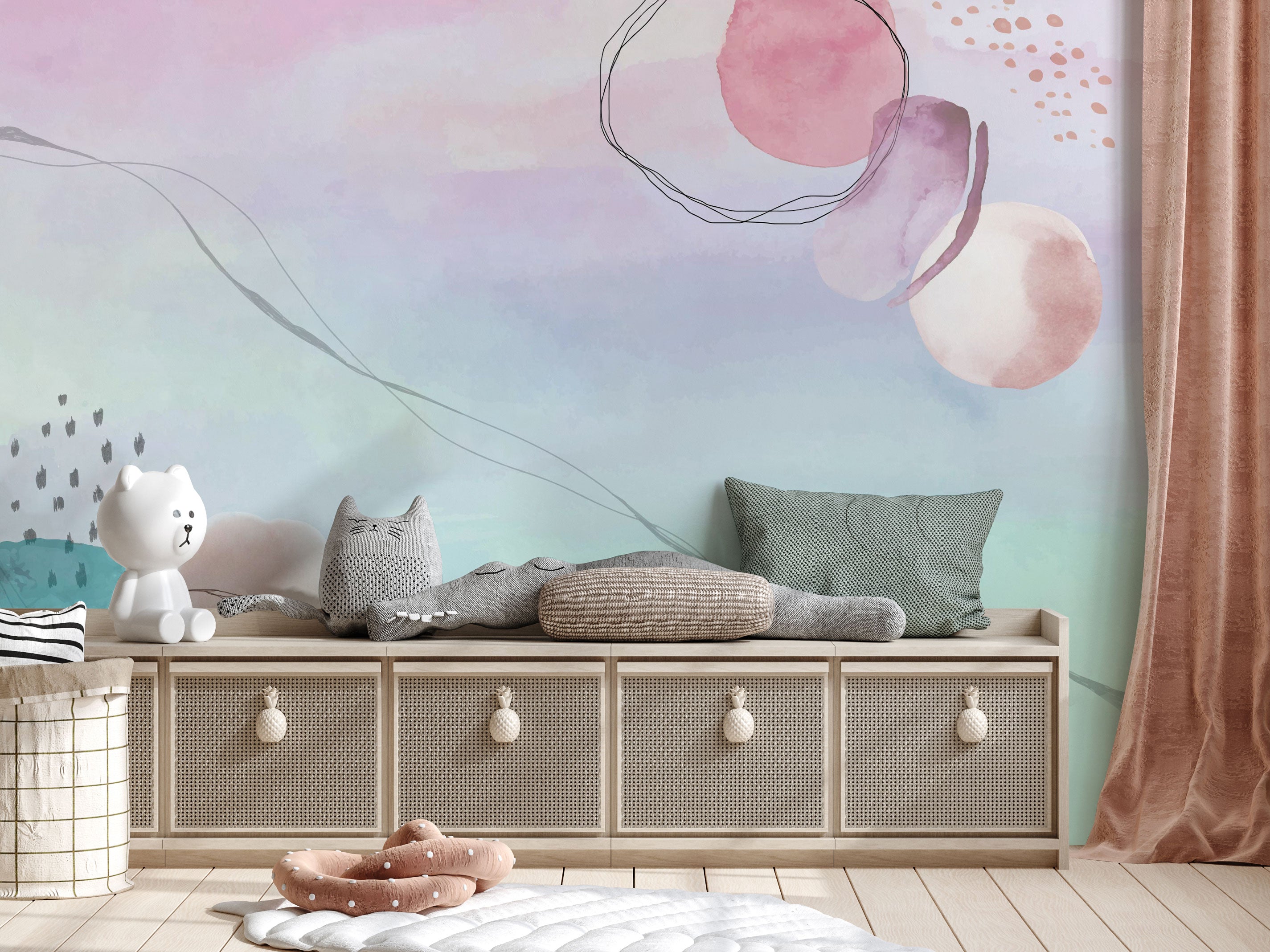 Ethereal Pastel Dreamscape - Eclart Walls