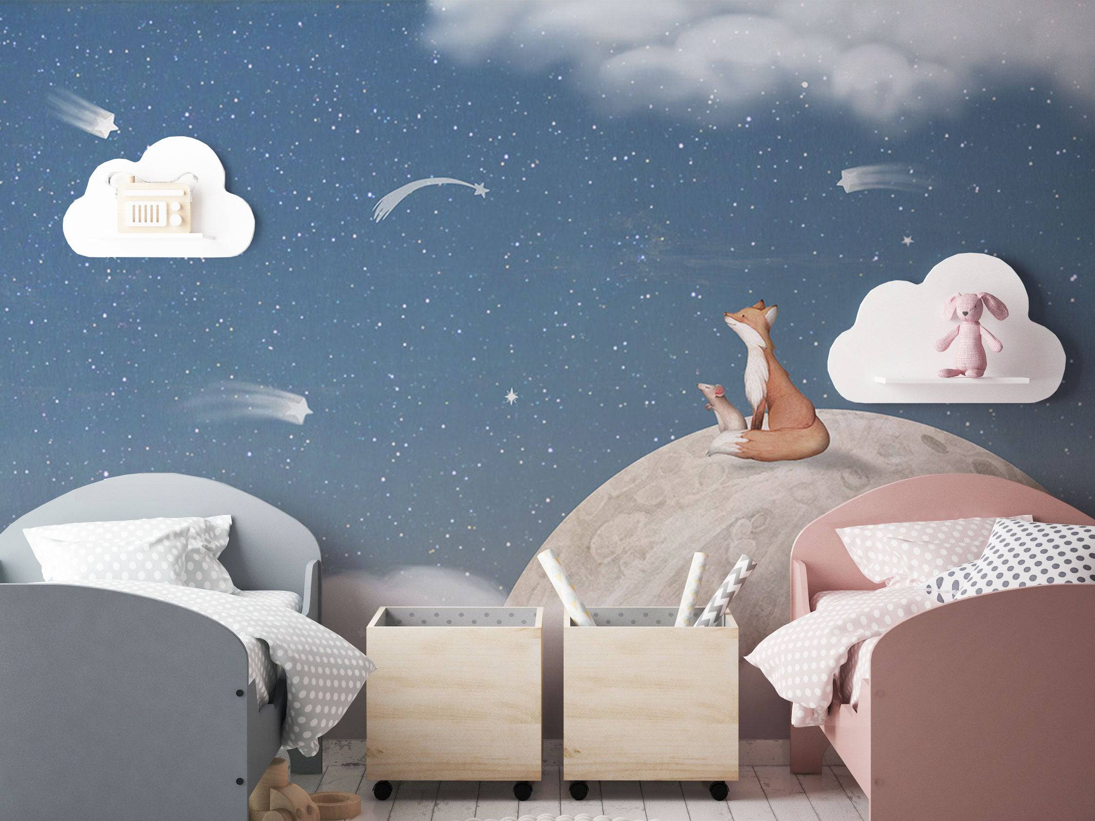 Fox On The Moon - Eclart Walls