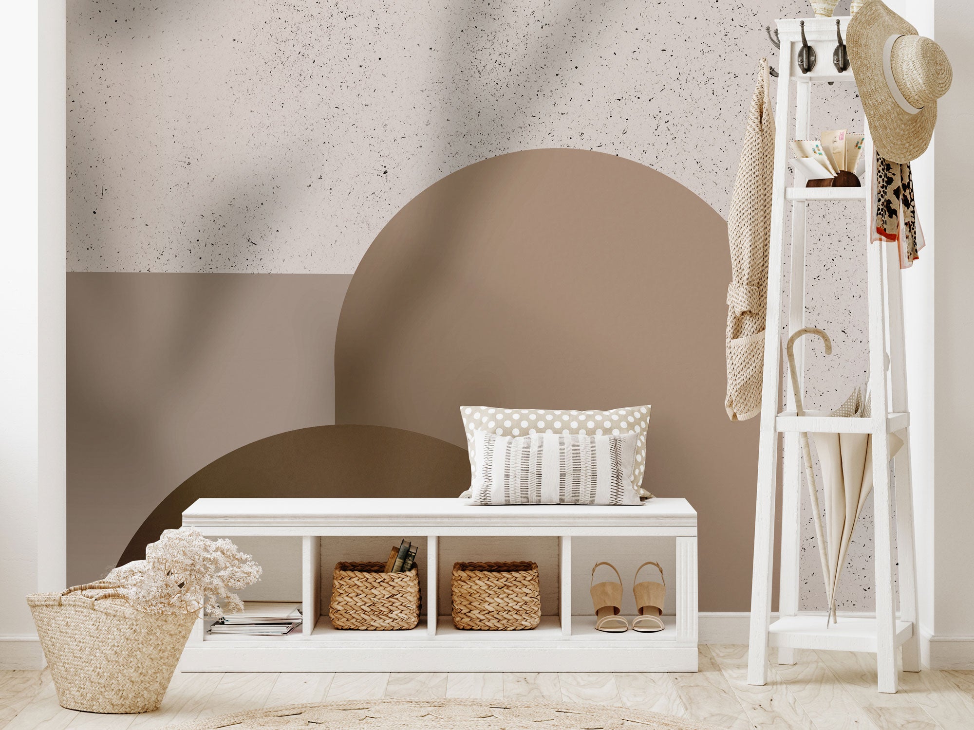 Mocha Mousse Geometric - Eclart Walls