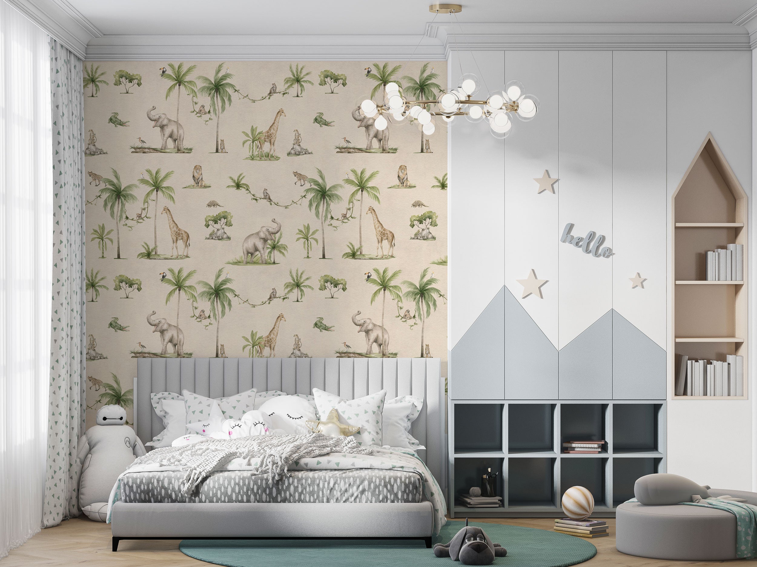 Joyful Jungle Sand - Eclart Walls