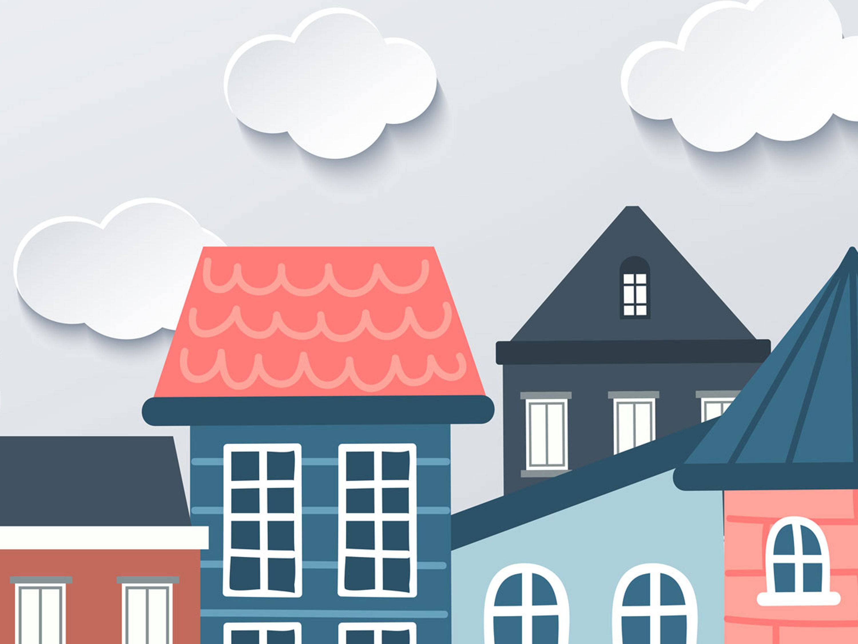 Dancing Houses - Eclart Walls