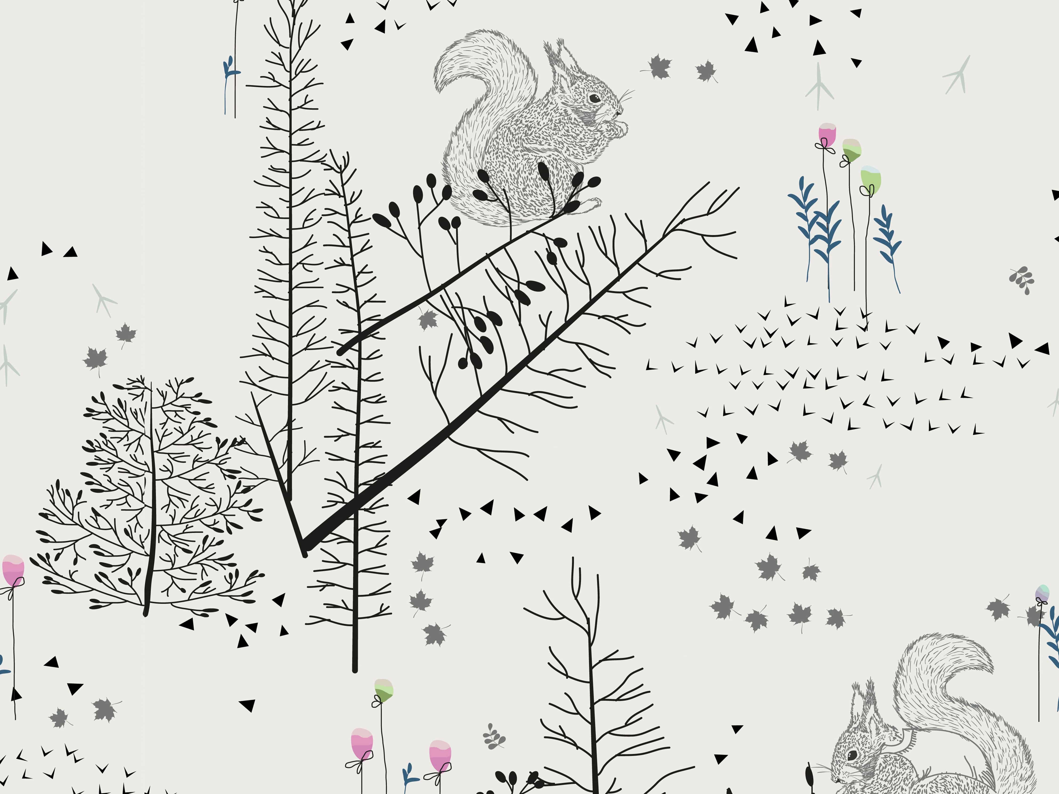 Squirrel To The Rescue - Eclart Walls