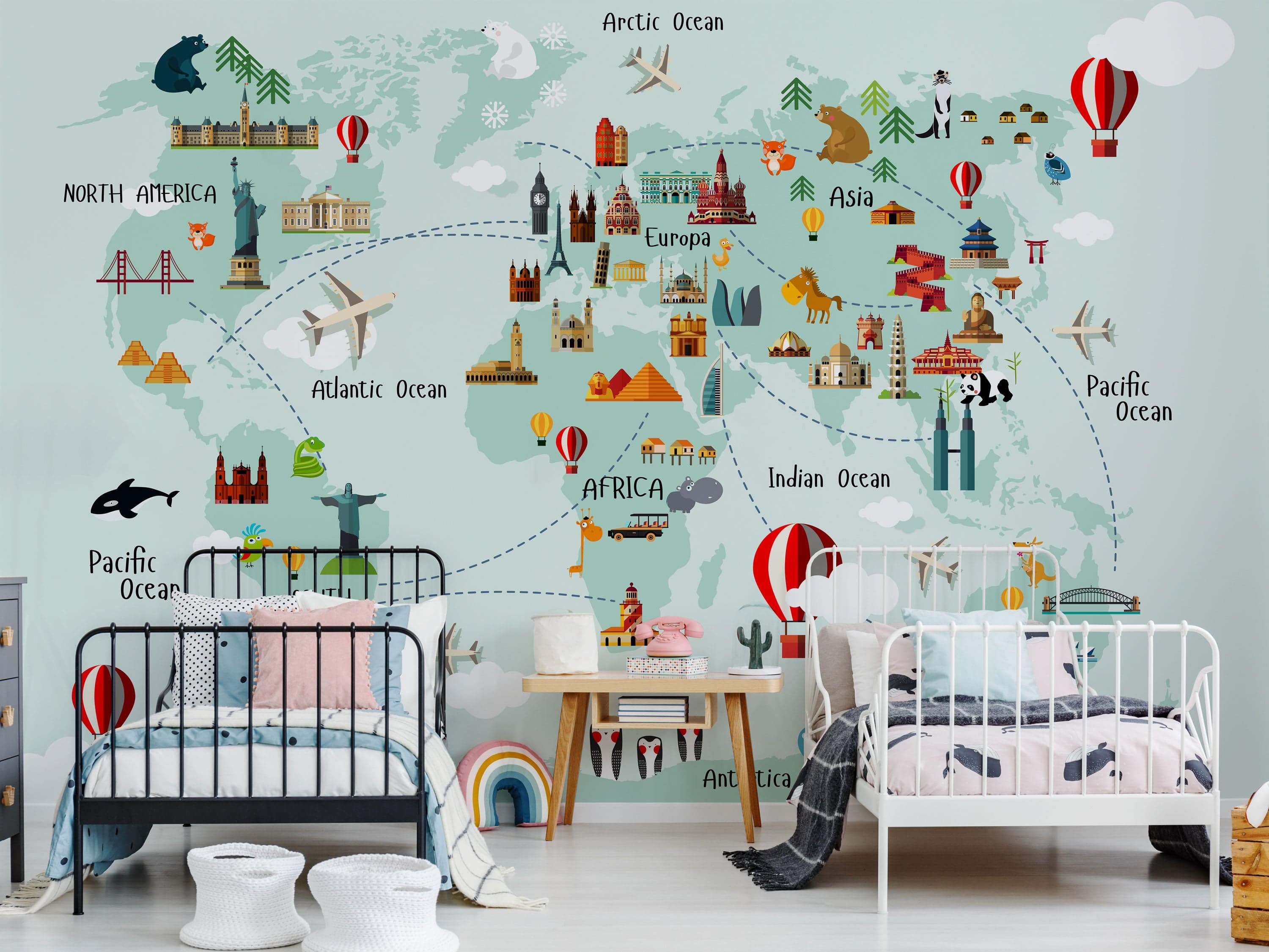 Map Of The World - Eclart Walls
