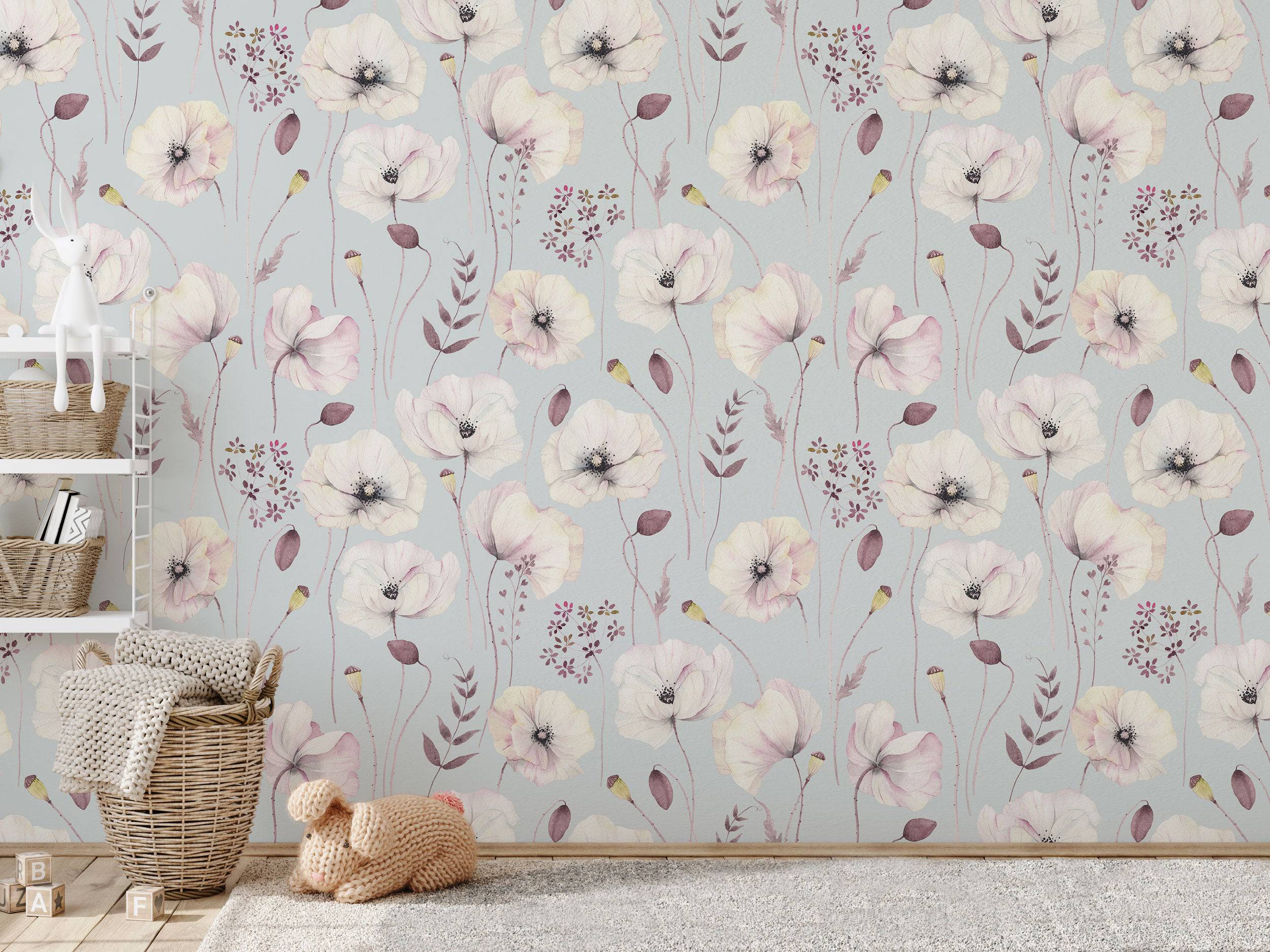 Poppy In Blue - Eclart Walls