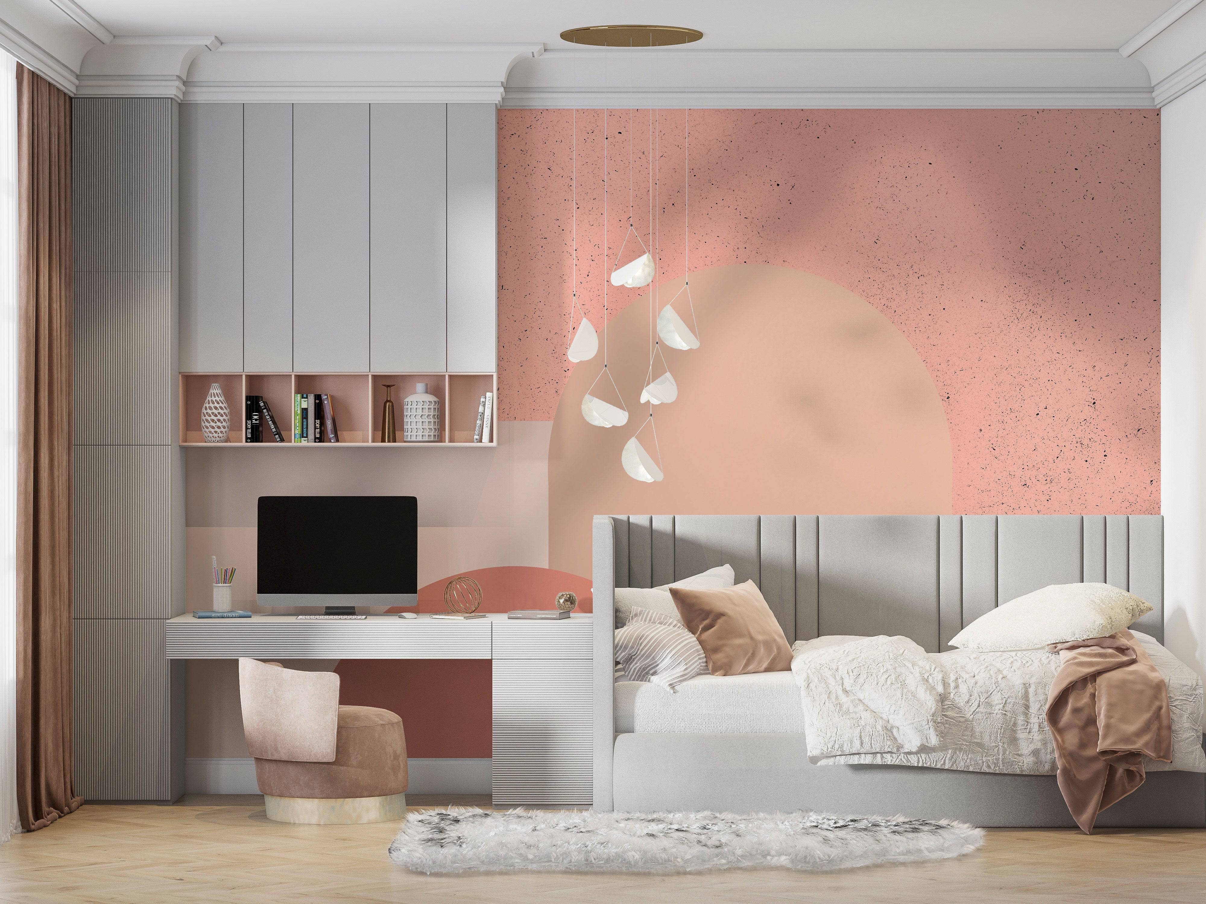 Peach Shapes - Eclart Walls