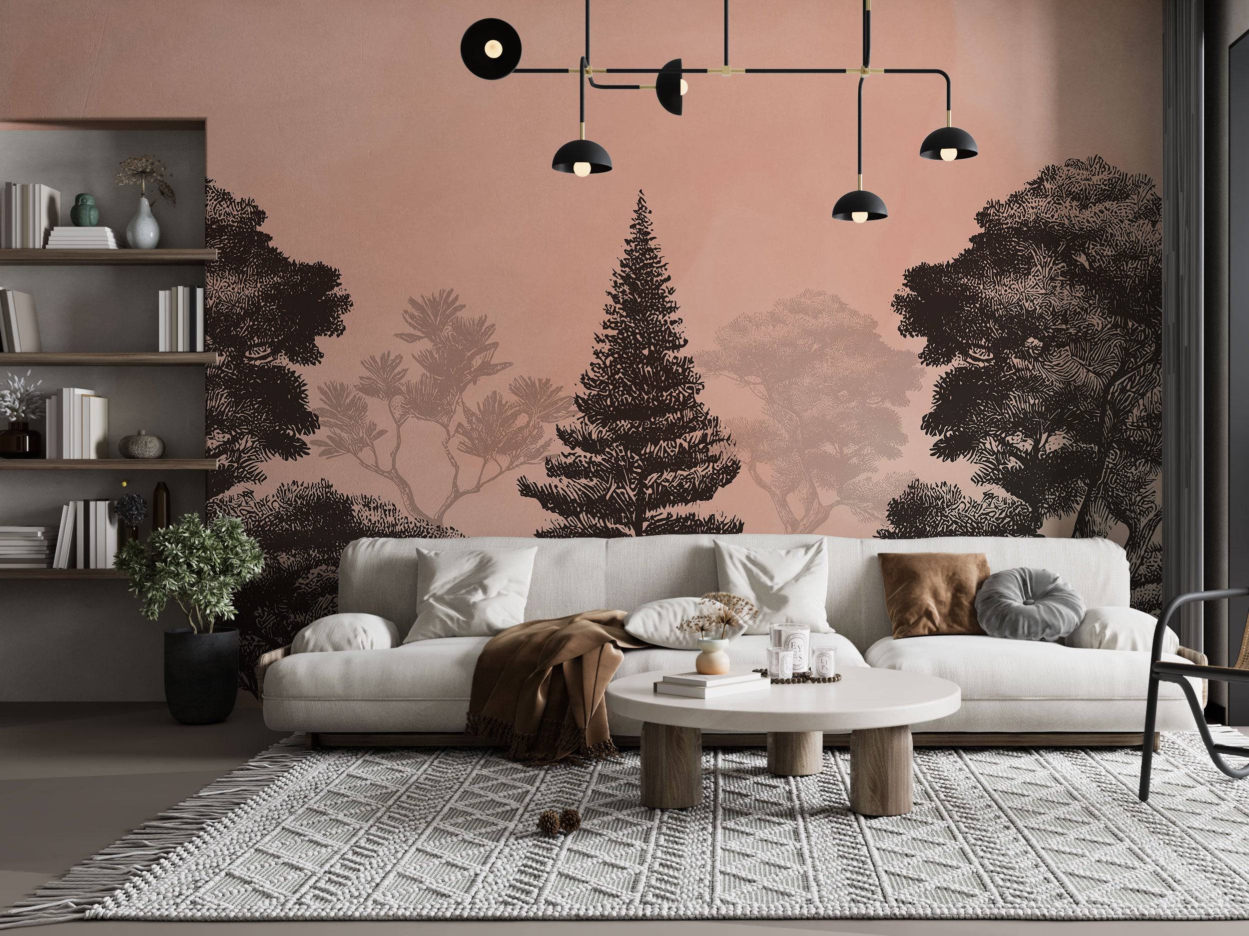 Peach Velvet Noir - Eclart Walls