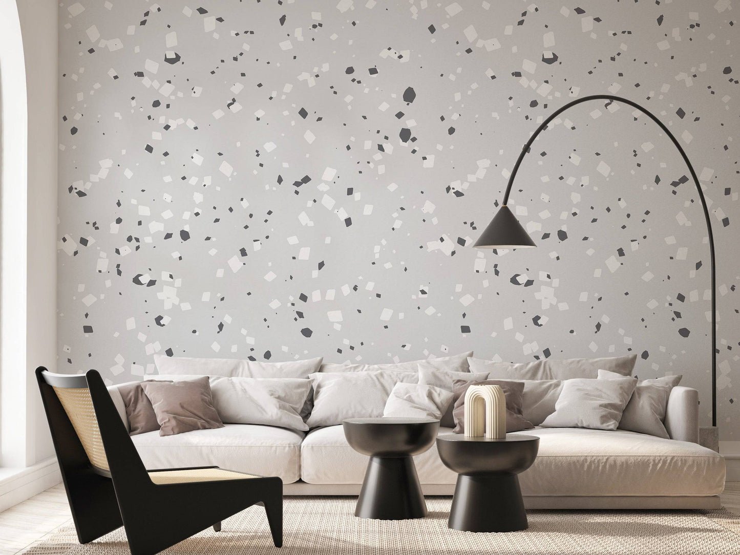 Black And White Terrazzo