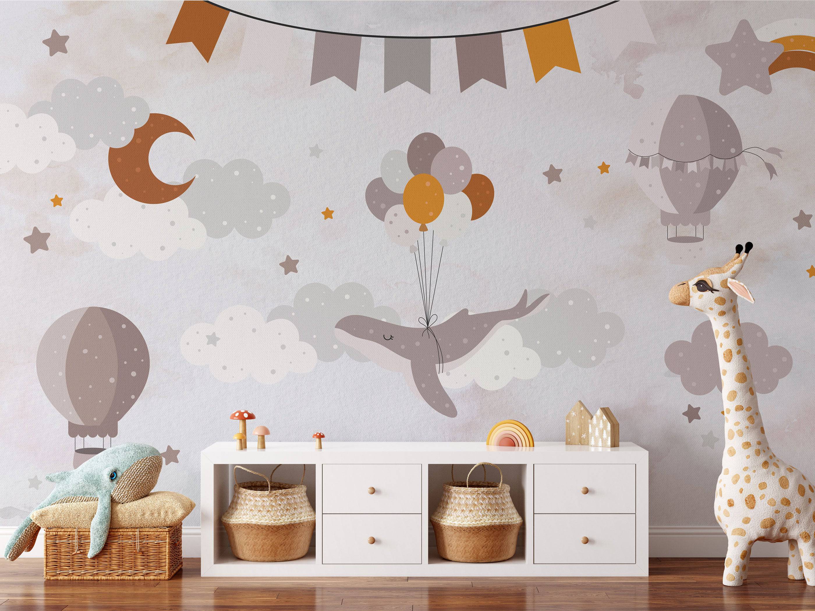 Floating Whale Fantasia - Eclart Walls