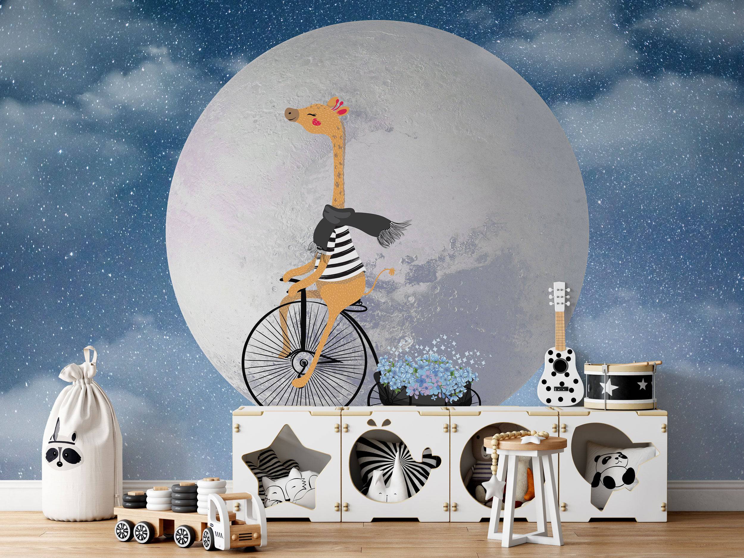 Starry Giraffe Dreams - Eclart Walls