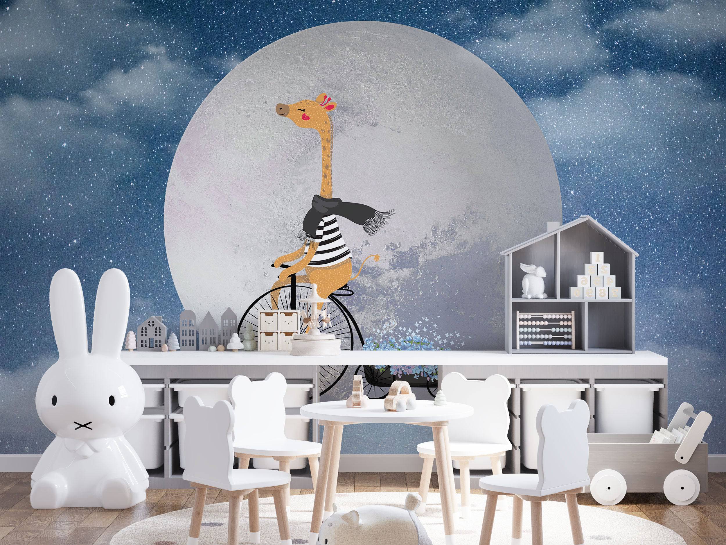 Starry Giraffe Dreams - Eclart Walls