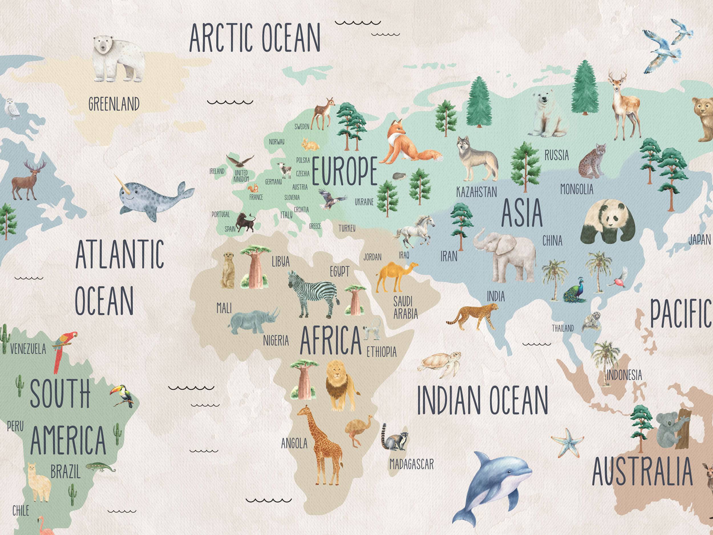 Travel The World - Eclart Walls