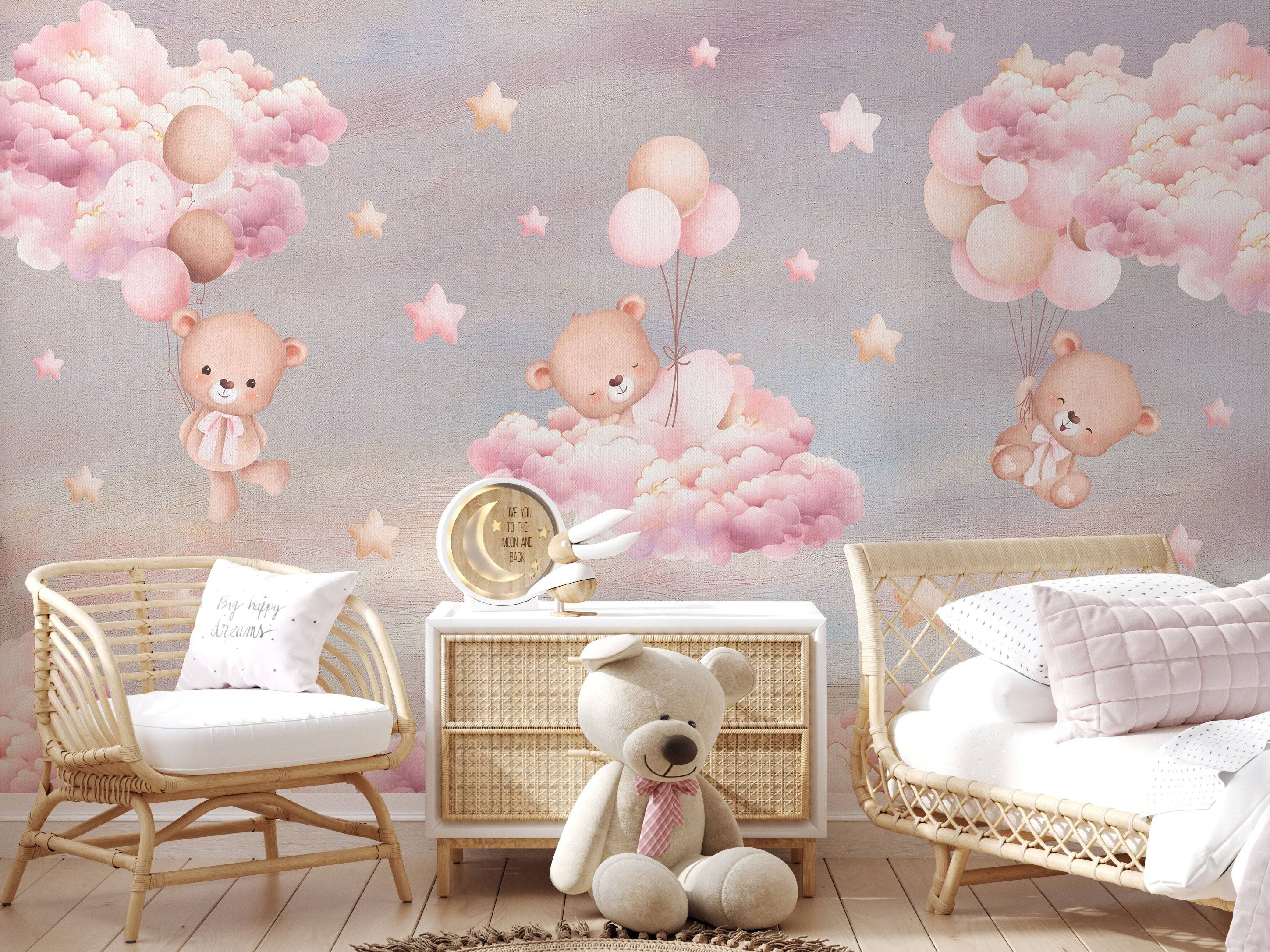 Teddy Bears And Clouds - Eclart Walls