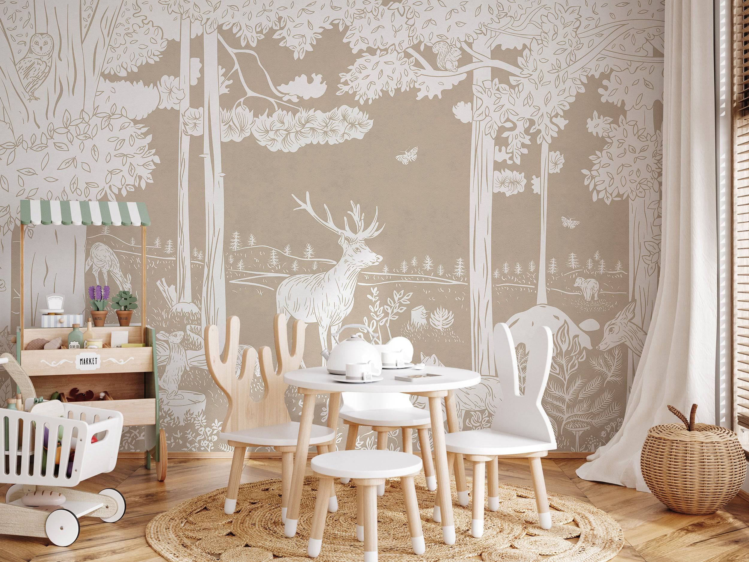 Monochrome Forest Brown - Eclart Walls