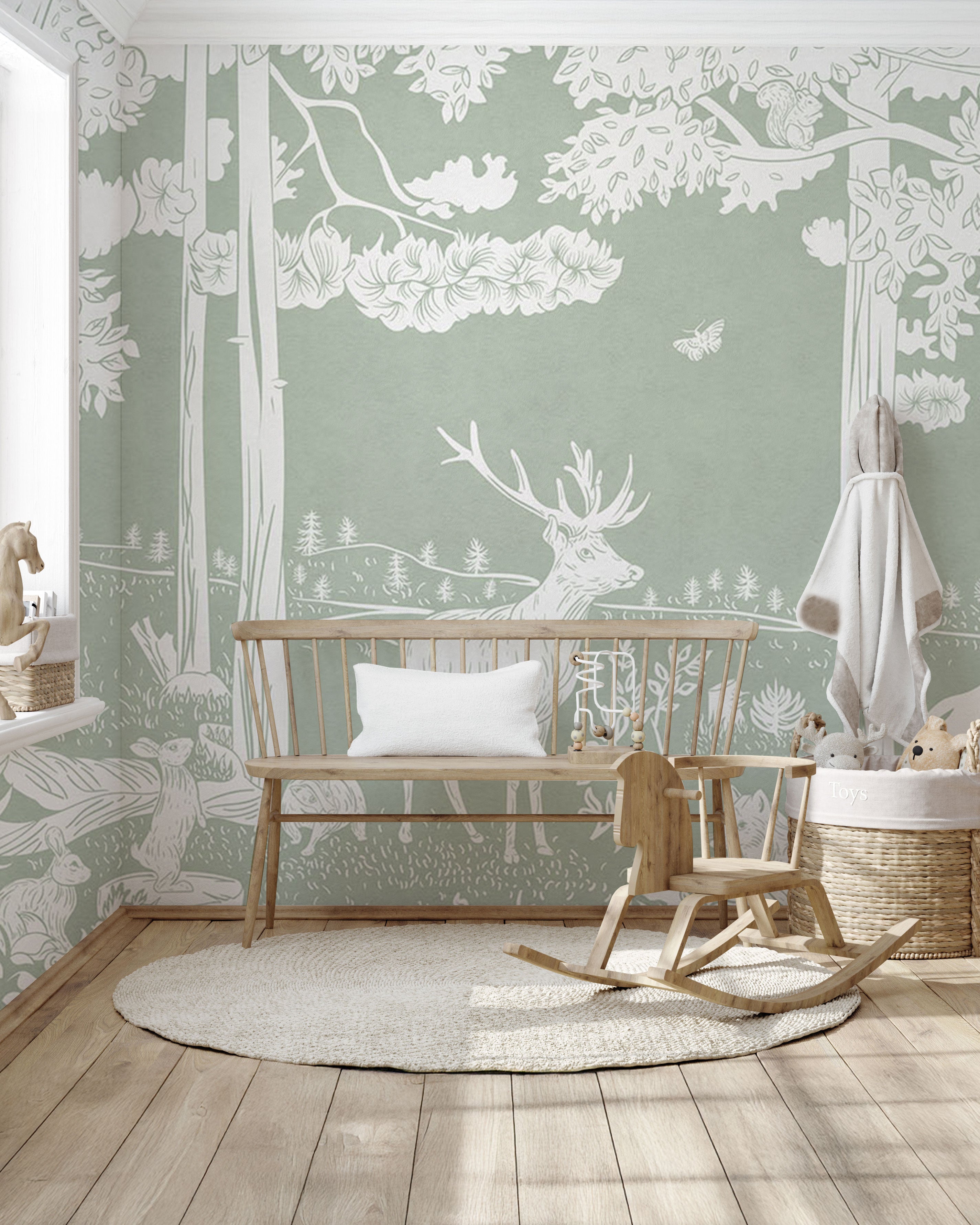 Monochrome Forest Green