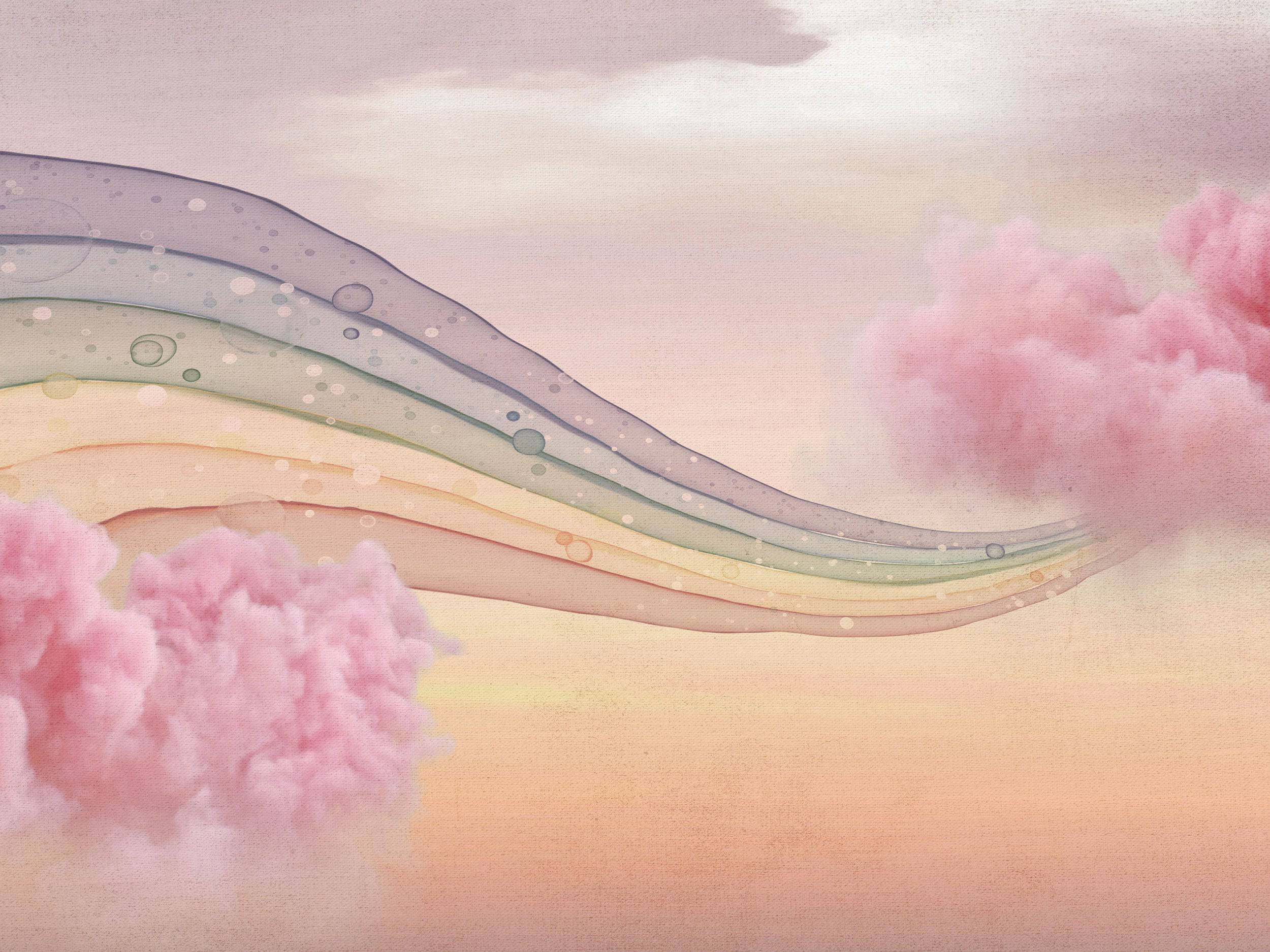 Pastel Rainbow Reverie - Eclart Walls
