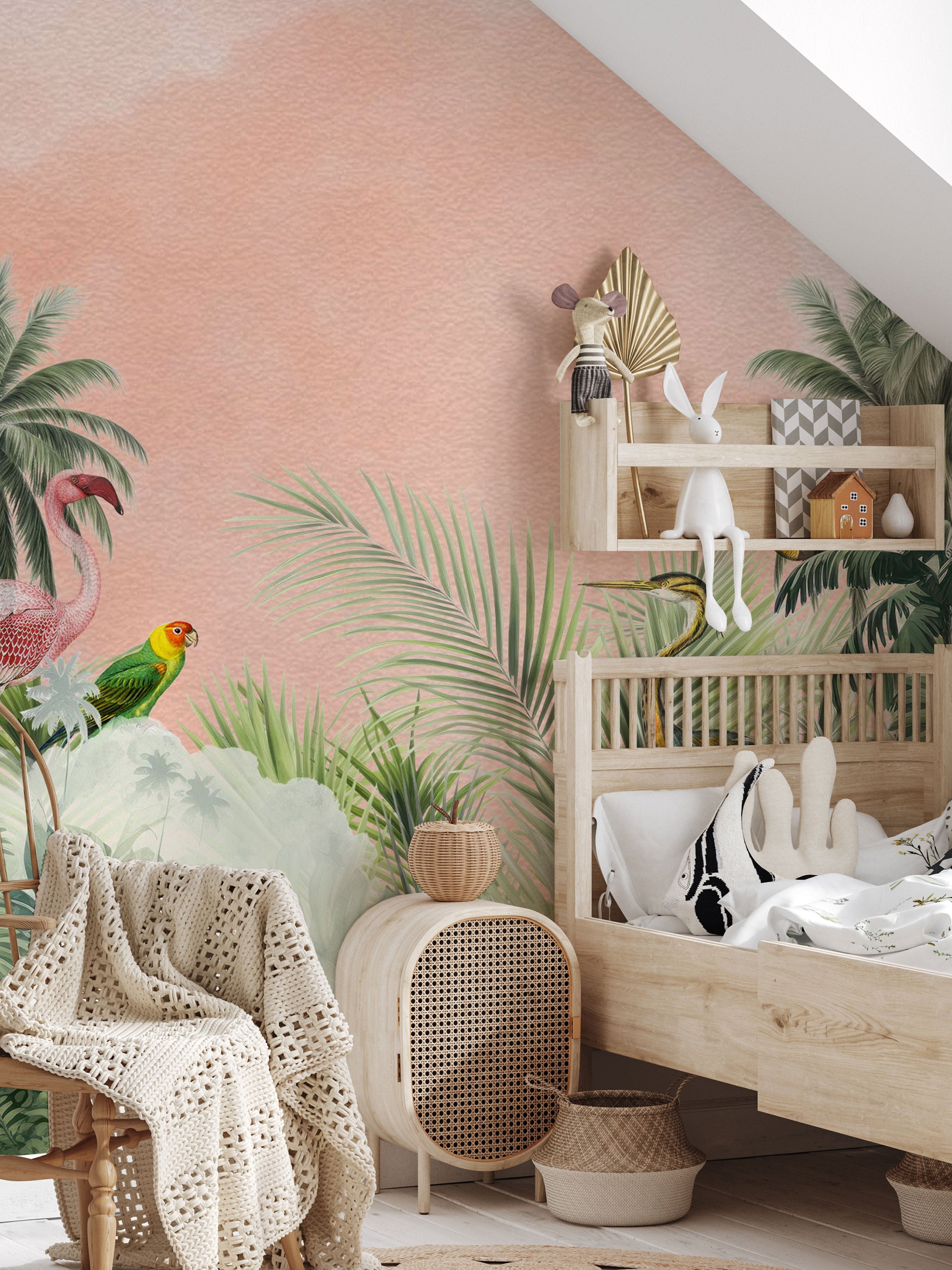 Peach Paradise Oasis - Eclart Walls