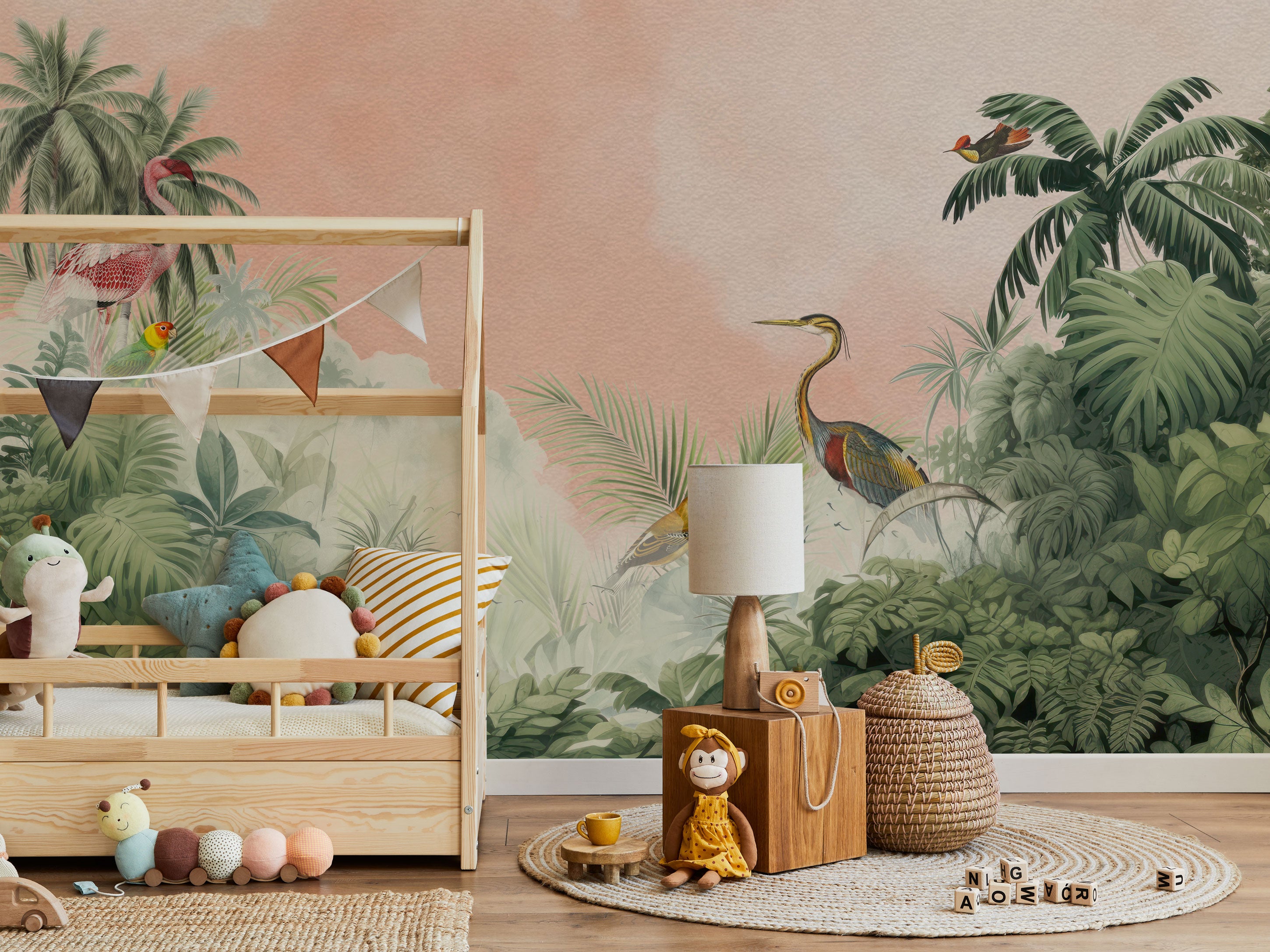 Peach Paradise Oasis - Eclart Walls