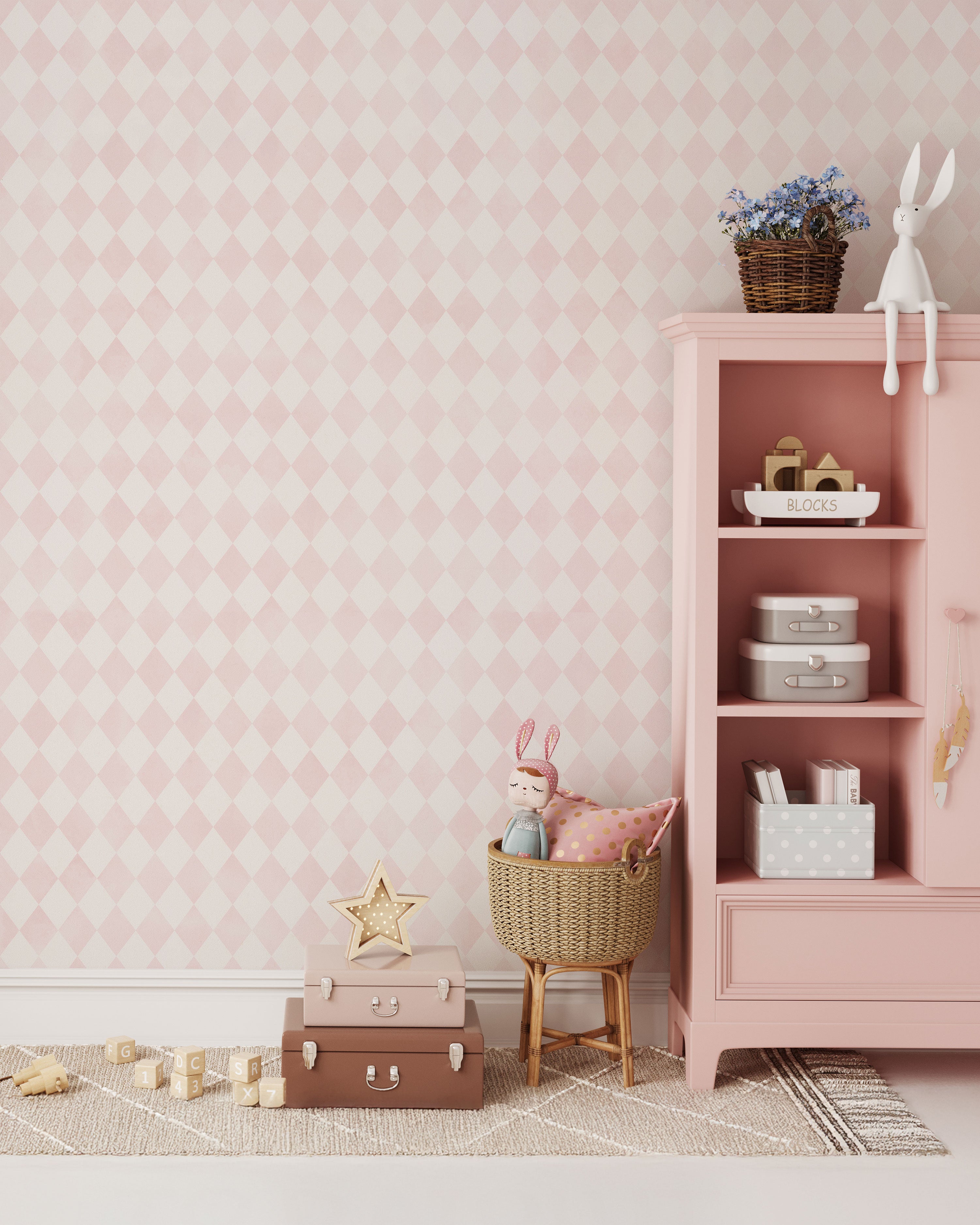 Pink Rhombs