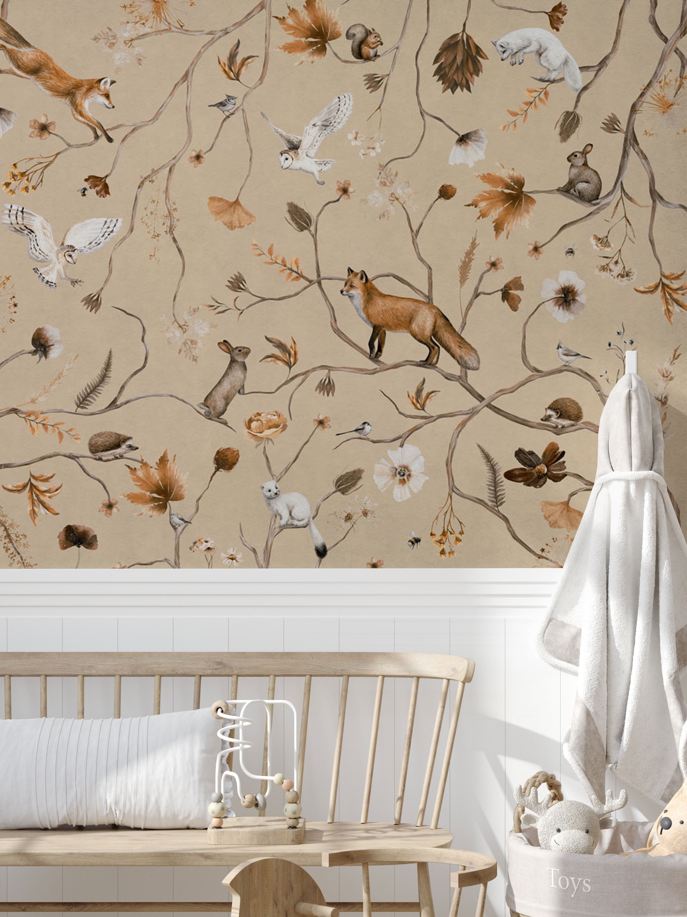 Playful Forest Beige - Eclart Walls