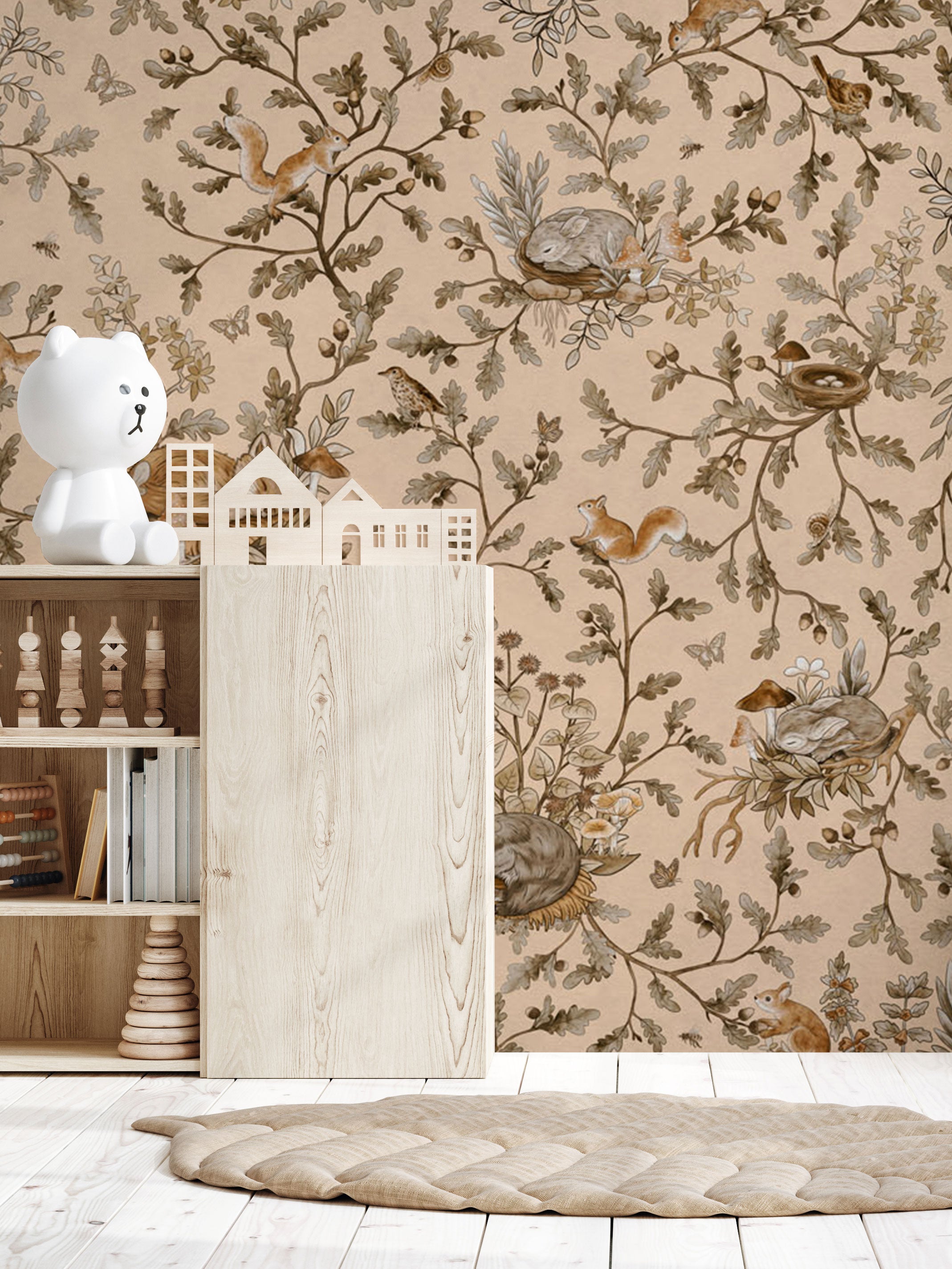 Playful Woods Vintage Beige - Eclart Walls