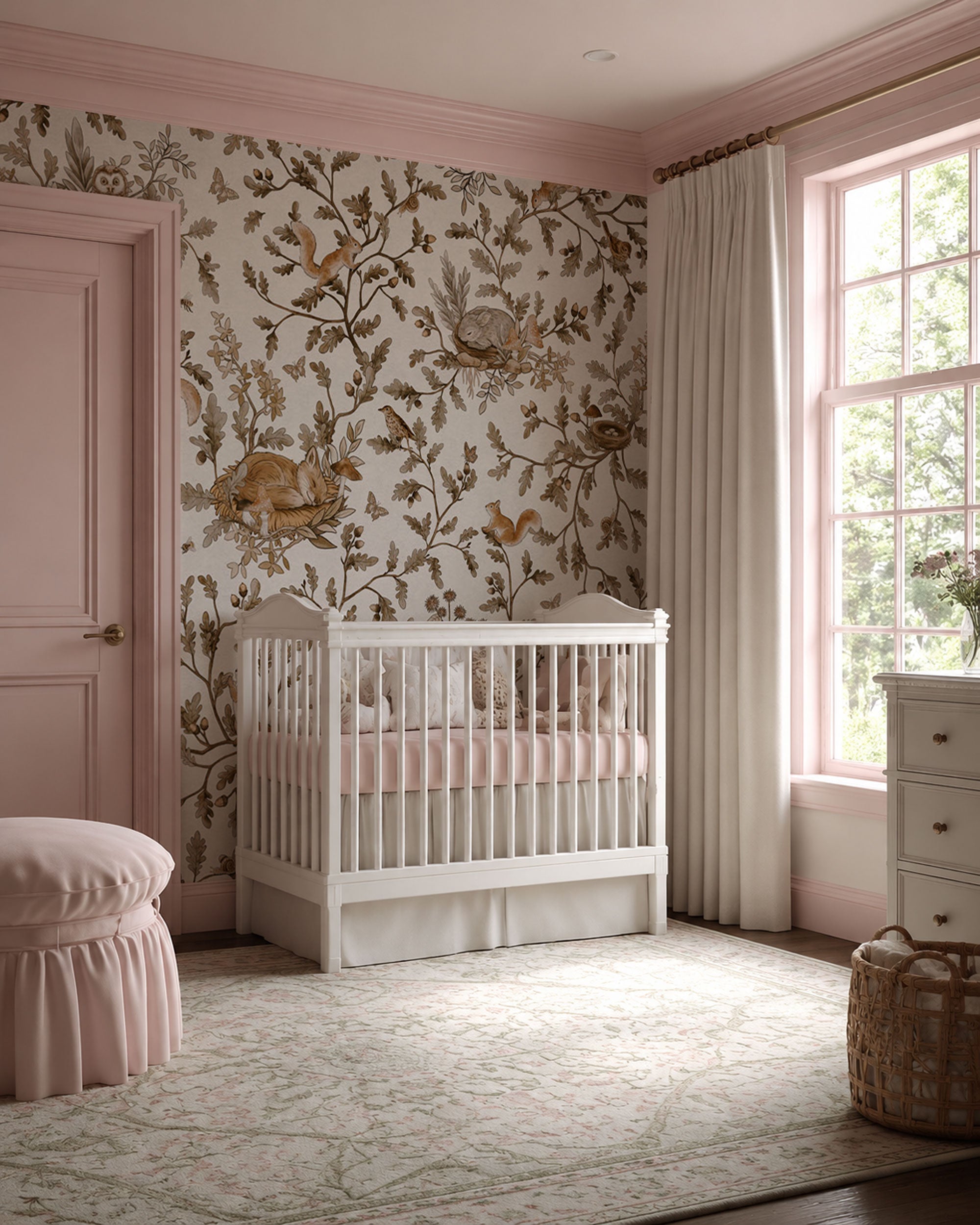 Playful Woods Vintage White