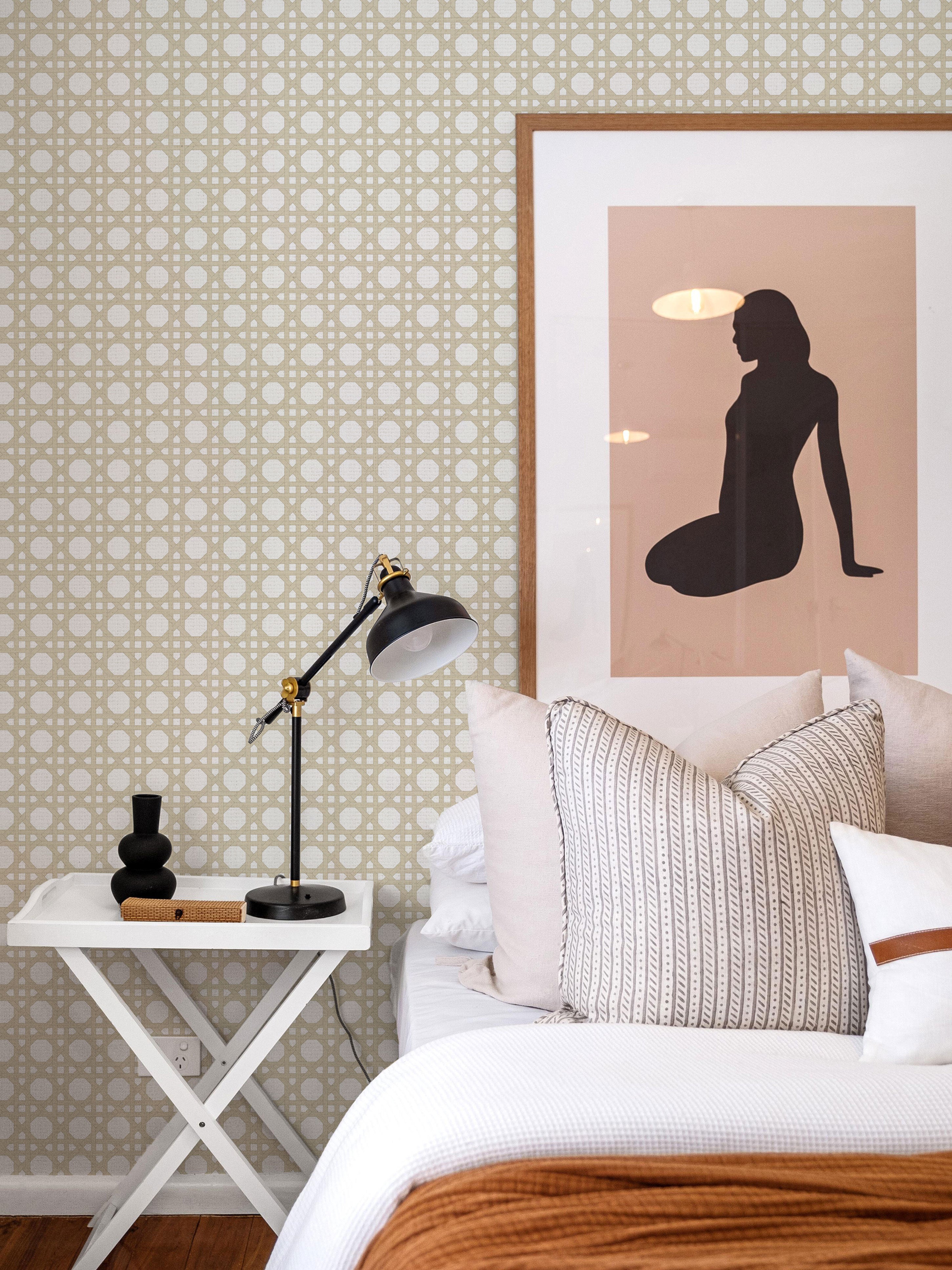 Mocha Mousse Rattan - Eclart Walls