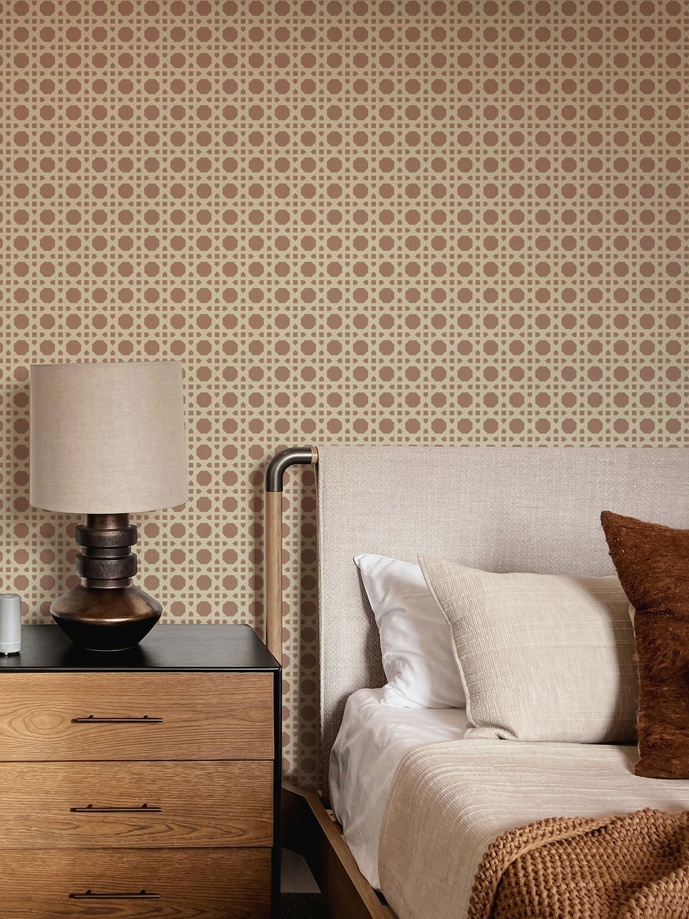 Mocha Rattan - Eclart Walls