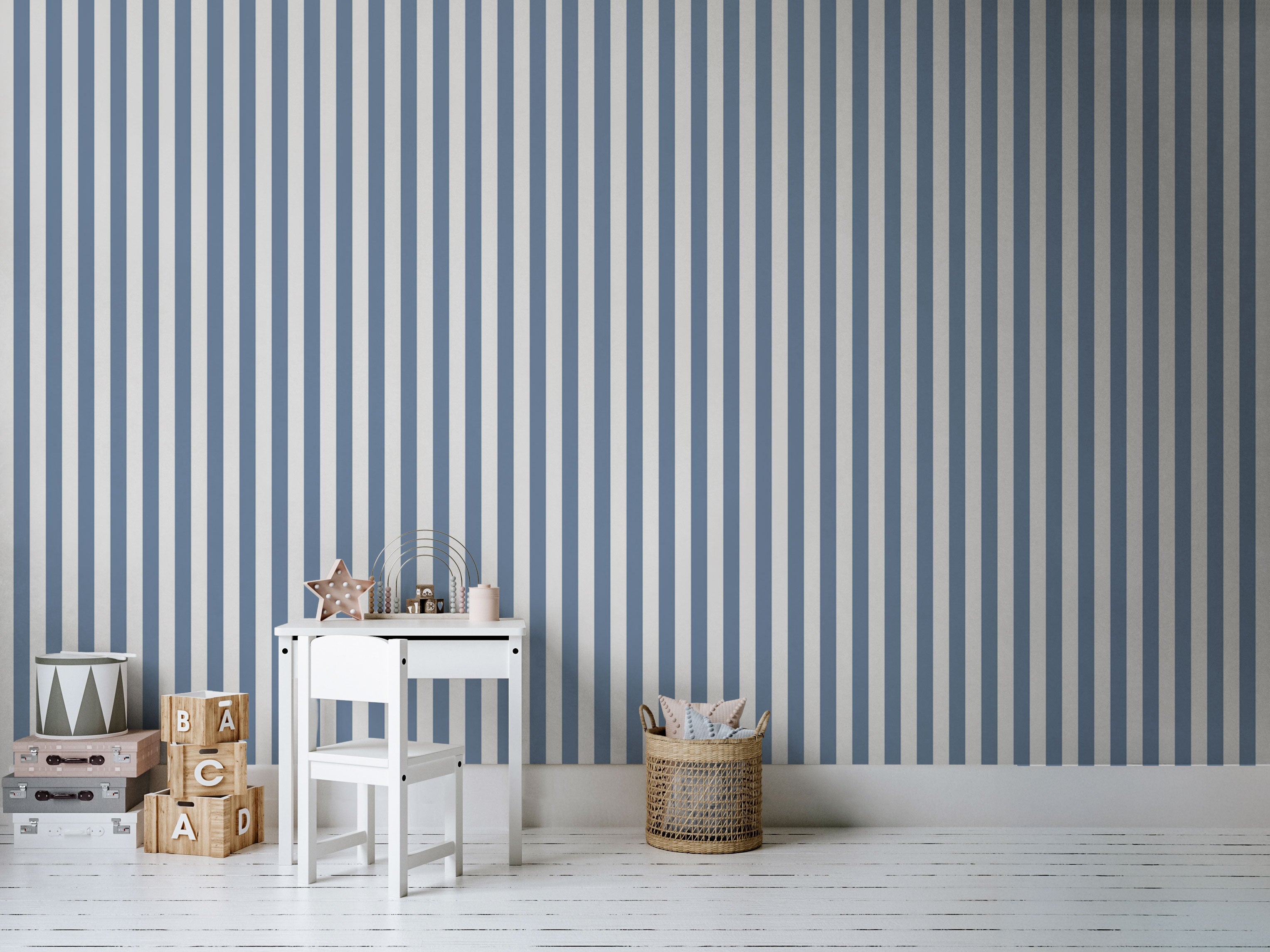 blue stripes wallpaper 