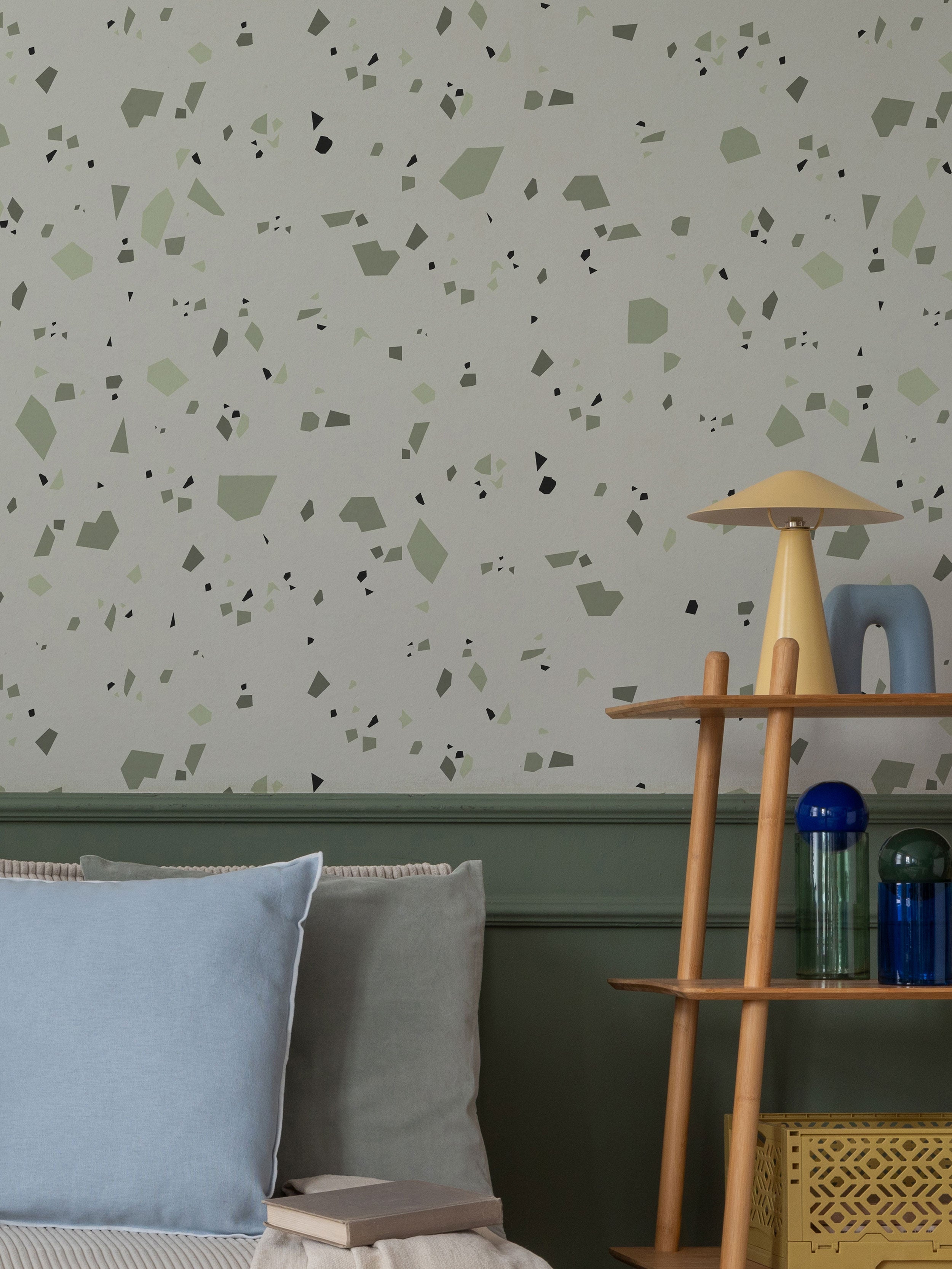 Terrazzo Olive Green - Eclart Walls