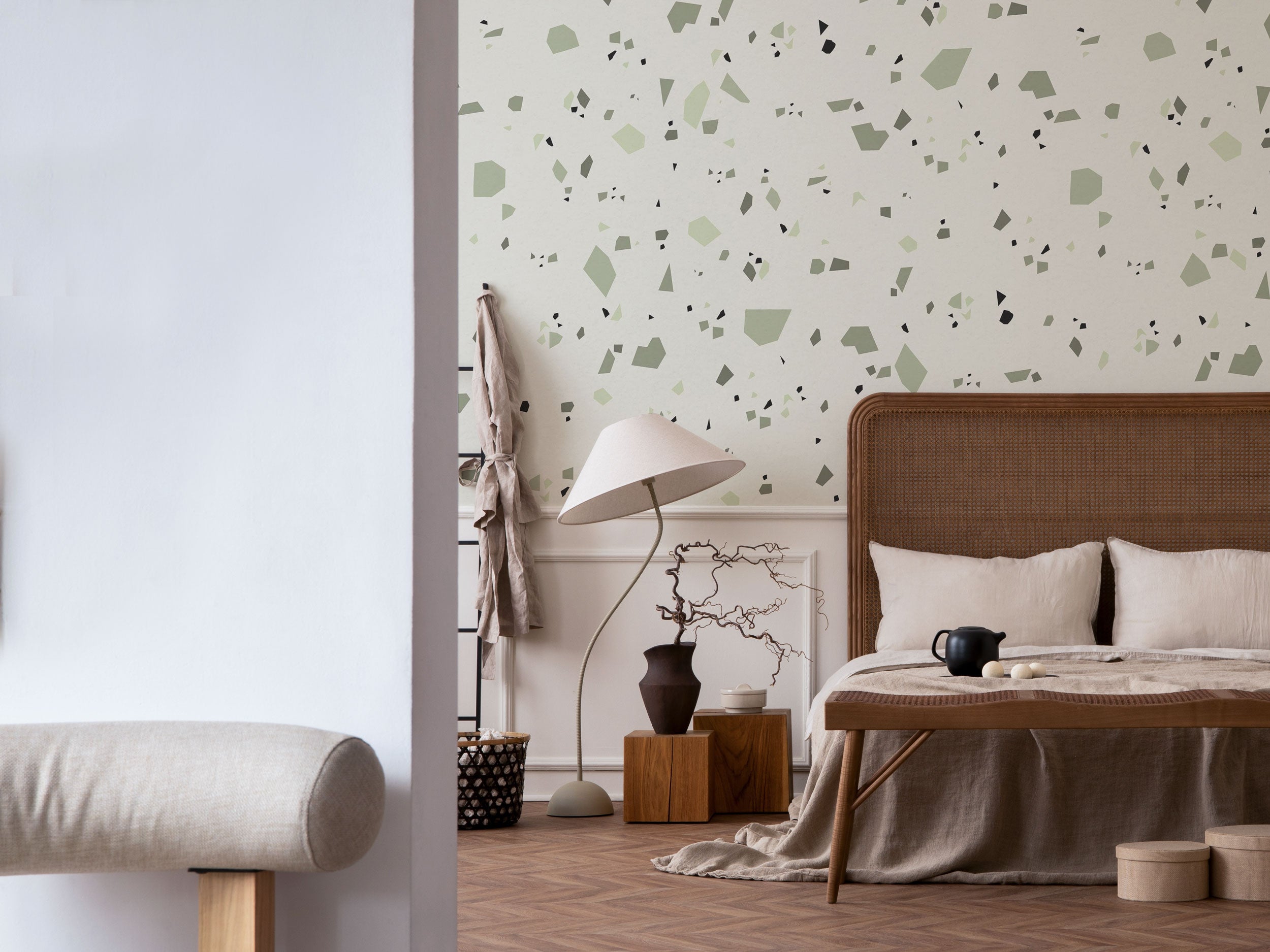 Terrazzo Olive Green - Eclart Walls