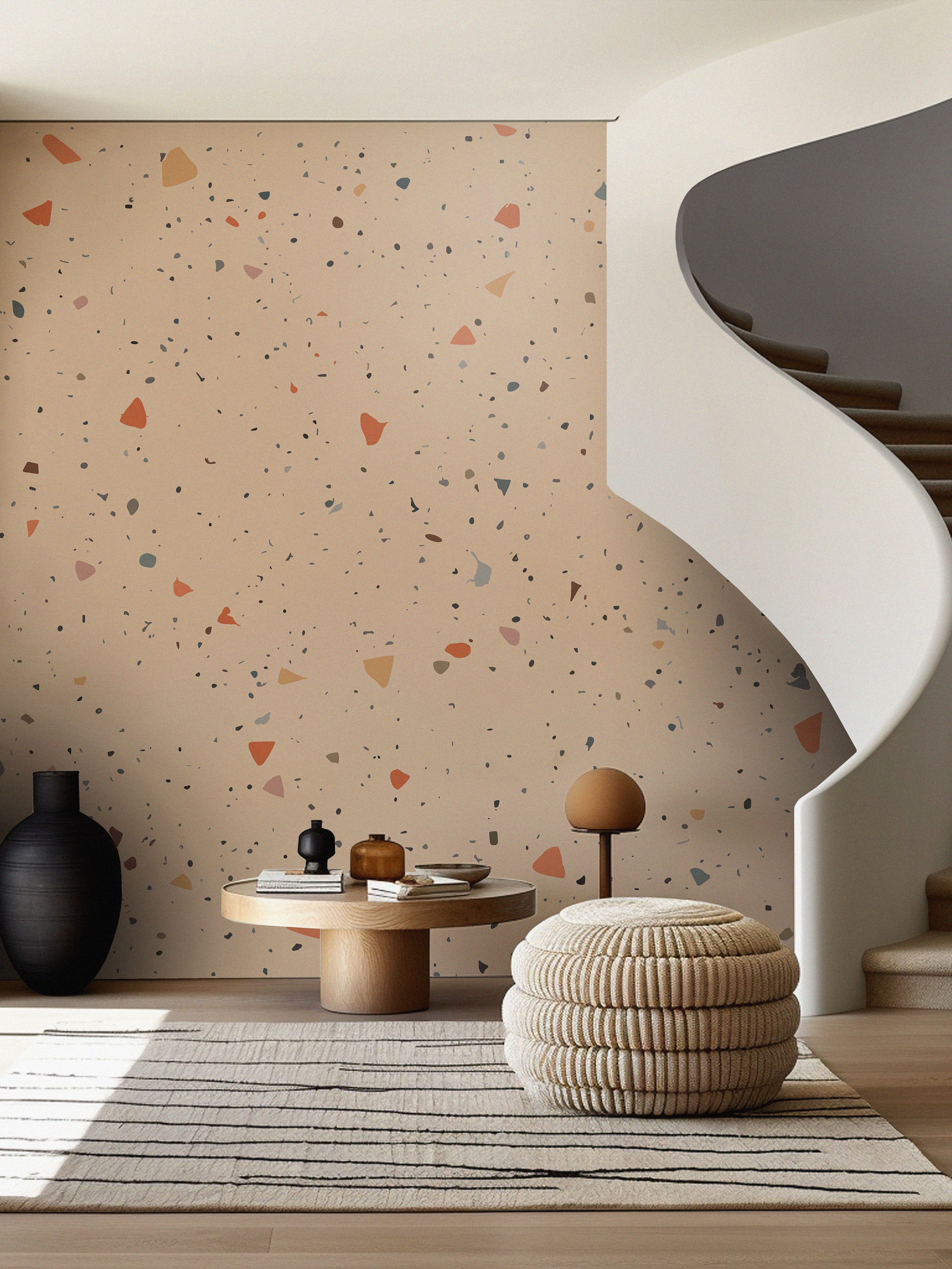 Terrazzo Peach - Eclart Walls