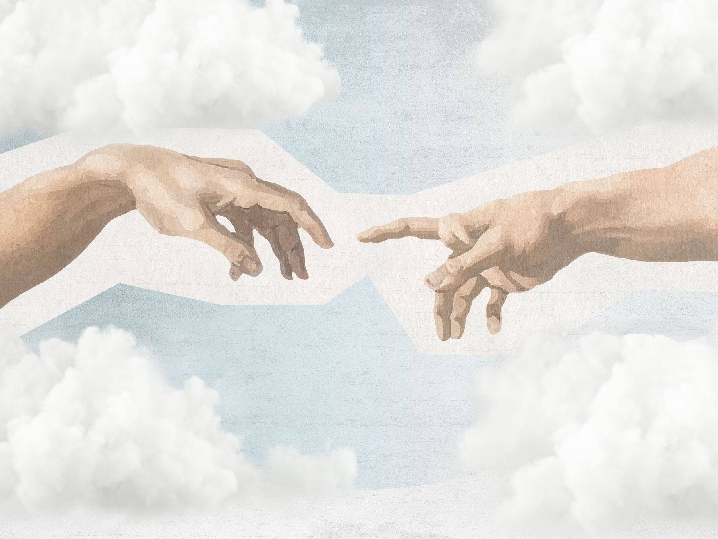 The Creation Of Adam - Eclart Walls