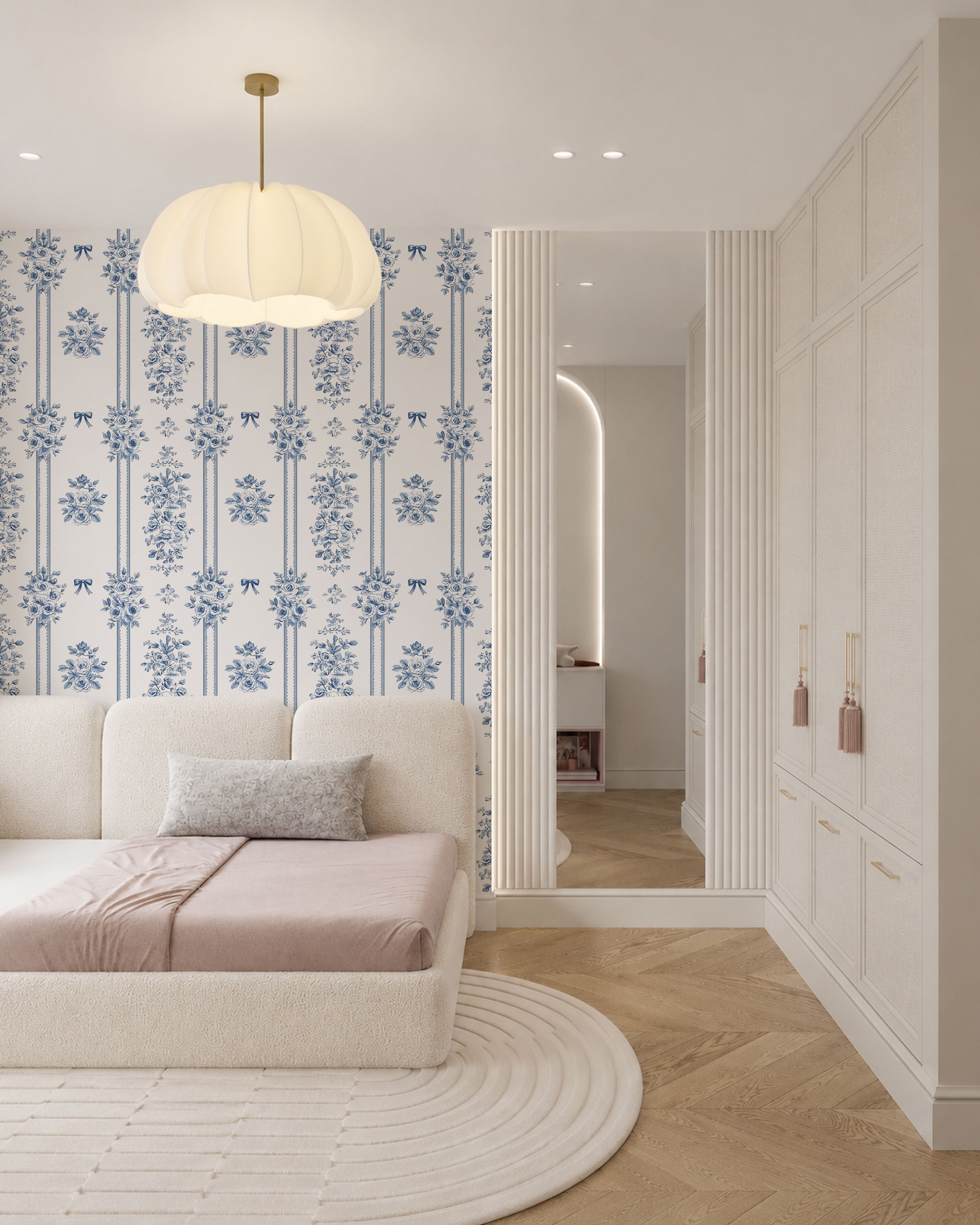 Toile Roseraie