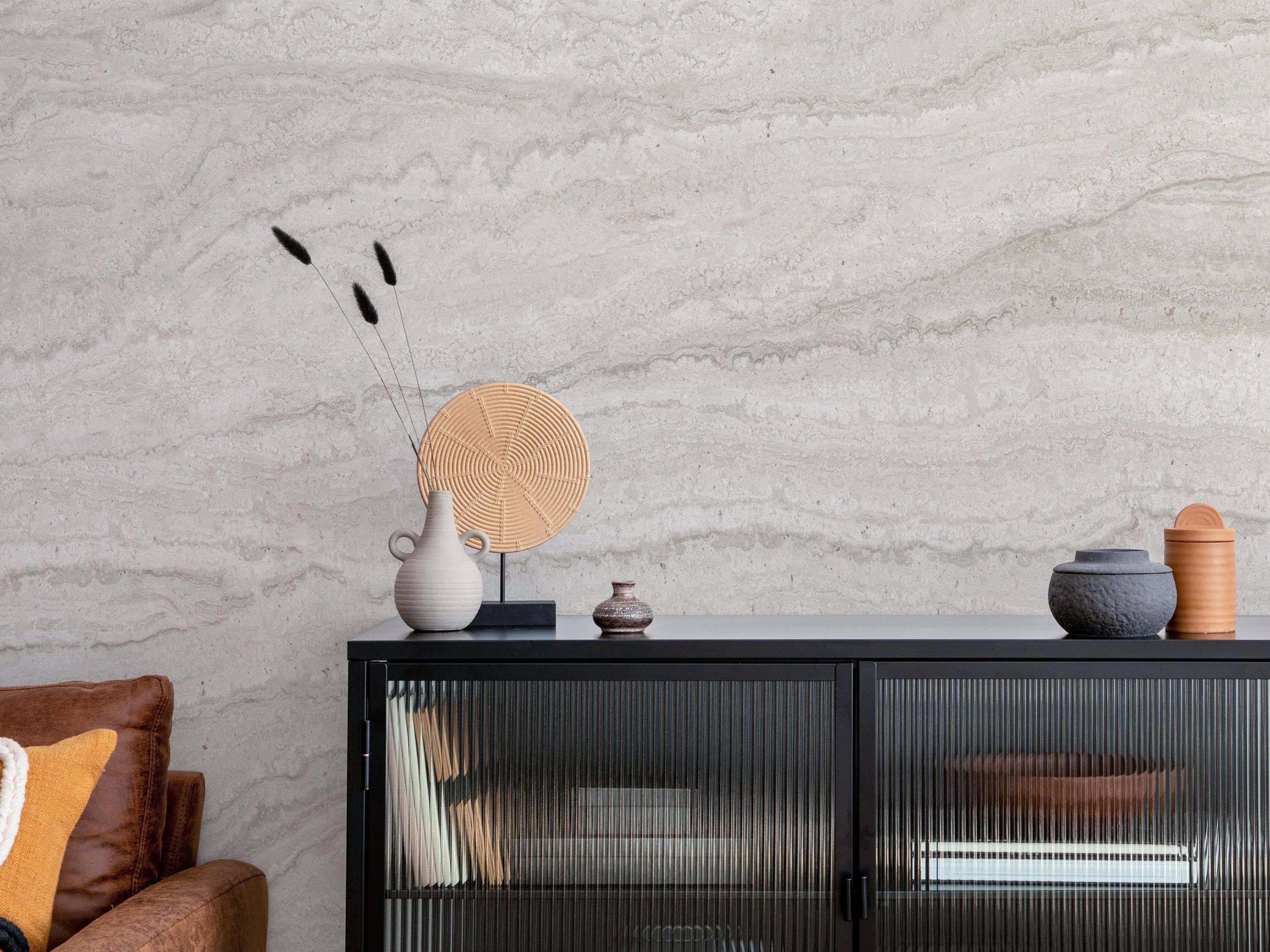 Travertine Light Grey - Eclart Walls