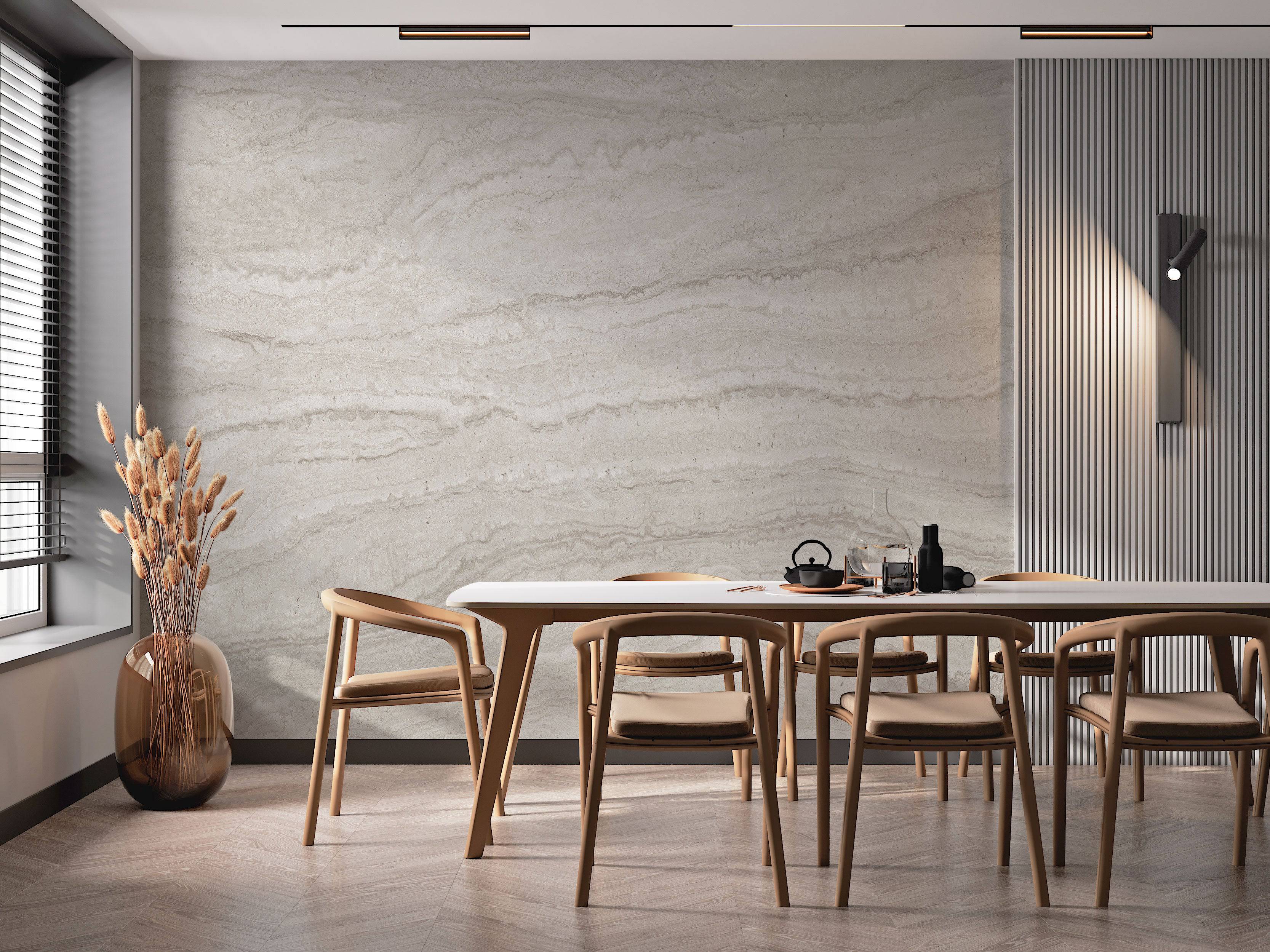 Travertine Light Grey - Eclart Walls